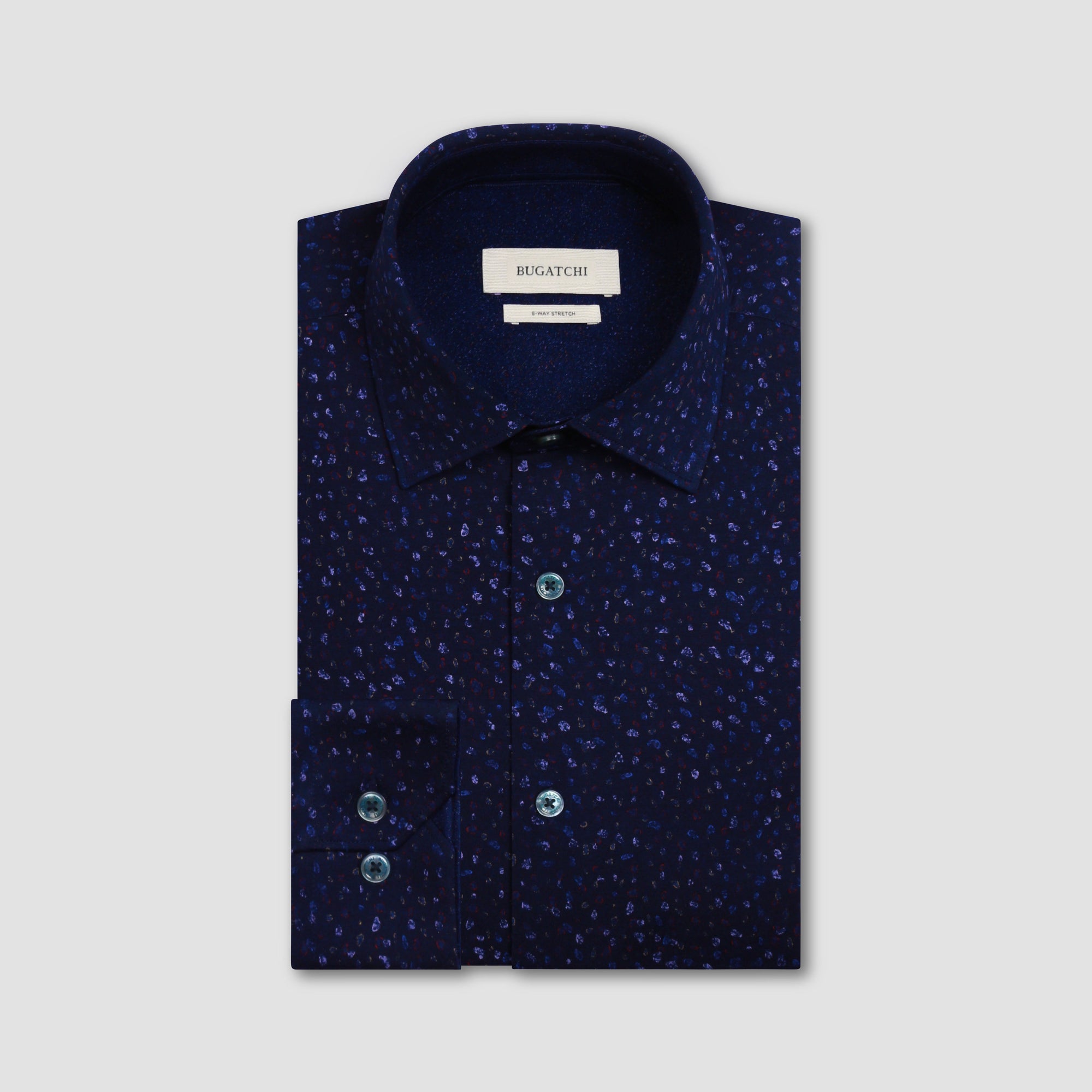 Jimmy Double-Sided Abstract & Speckled OoohCotton Shirt