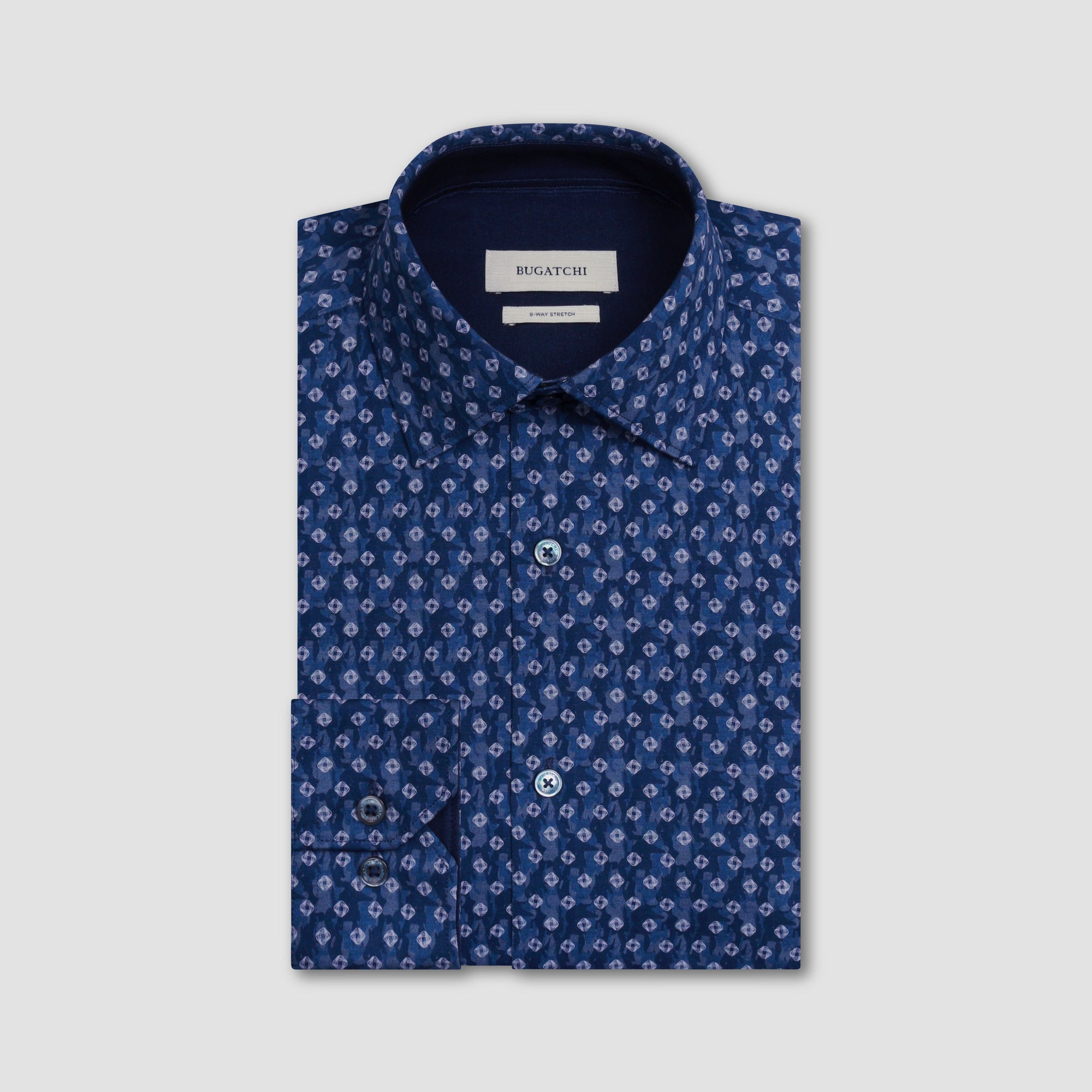 Jimmy Double-Sided Geometric & Solid OoohCotton Shirt