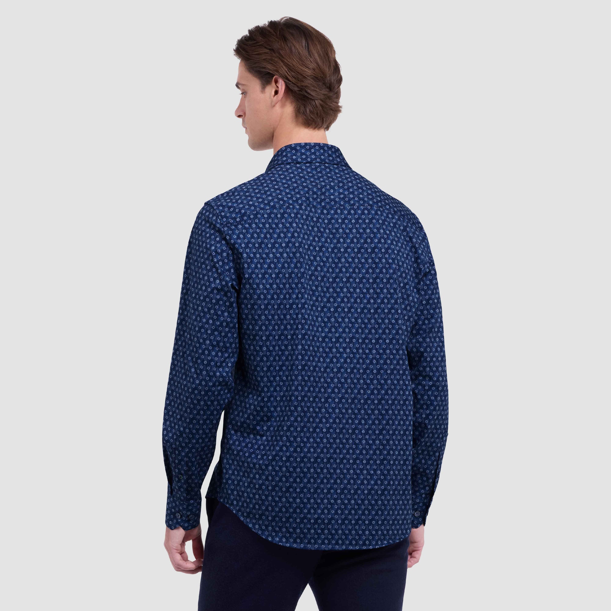 Jimmy Double-Sided Geometric & Solid OoohCotton Shirt