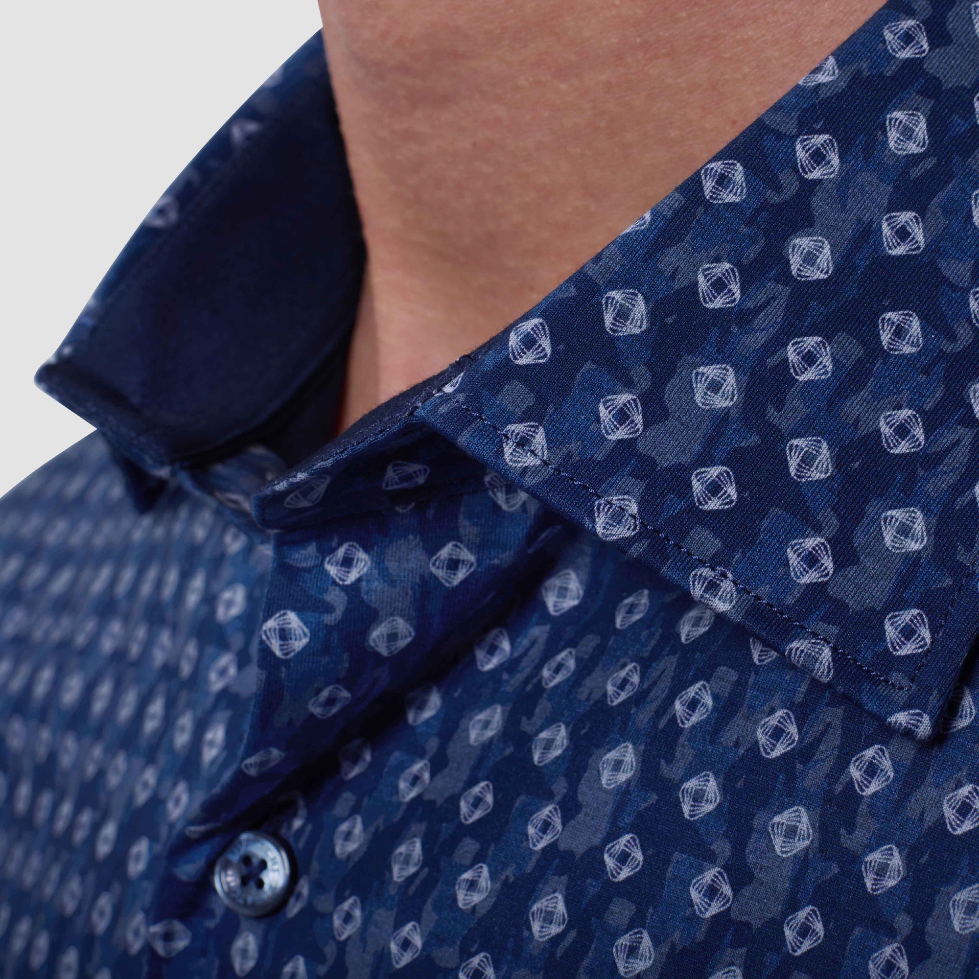 Jimmy Double-Sided Geometric & Solid OoohCotton Shirt