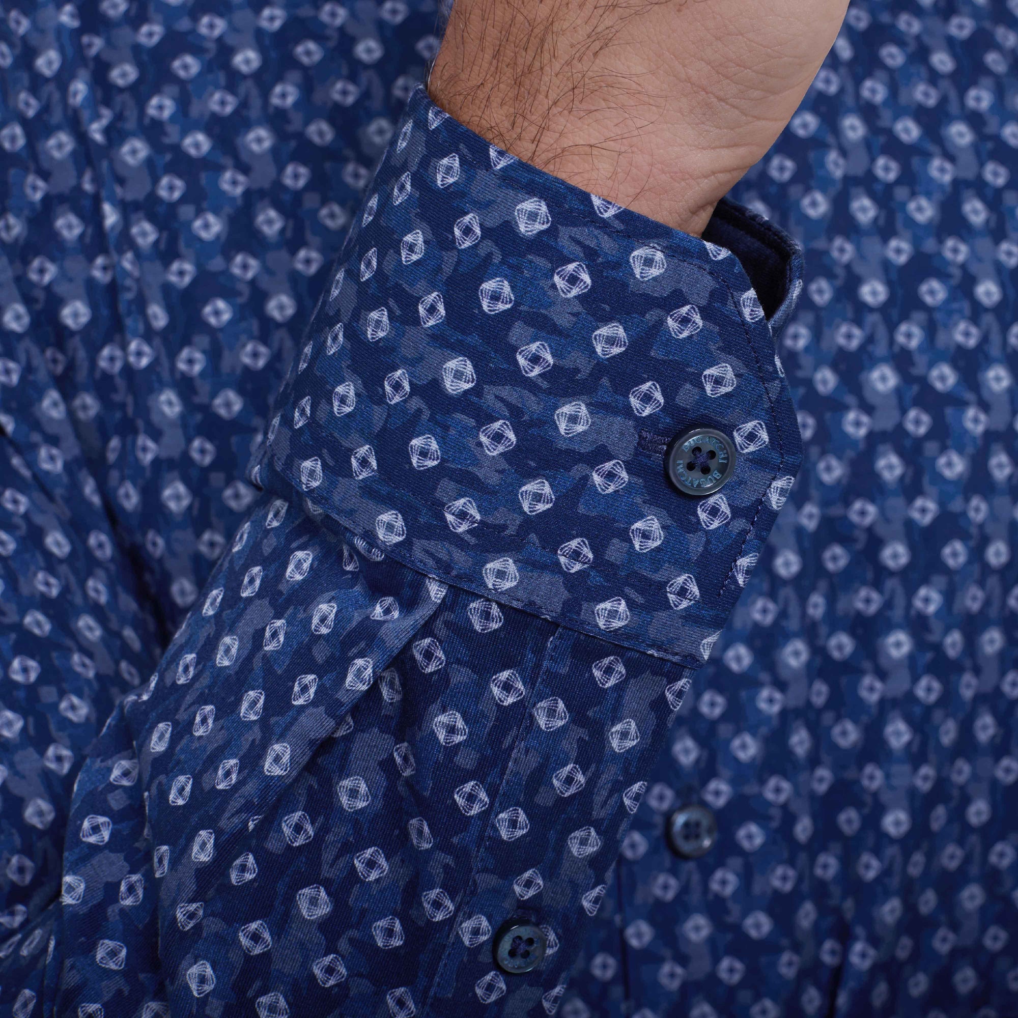 Jimmy Double-Sided Geometric & Solid OoohCotton Shirt