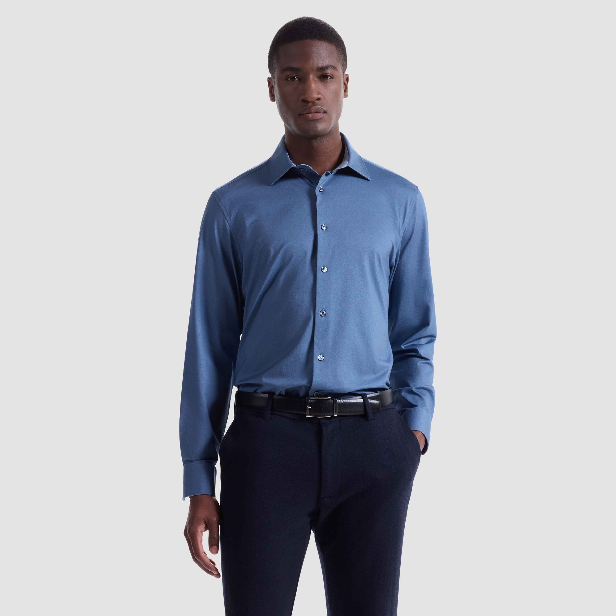 Jimmy Double-Sided Melange OoohCotton Shirt