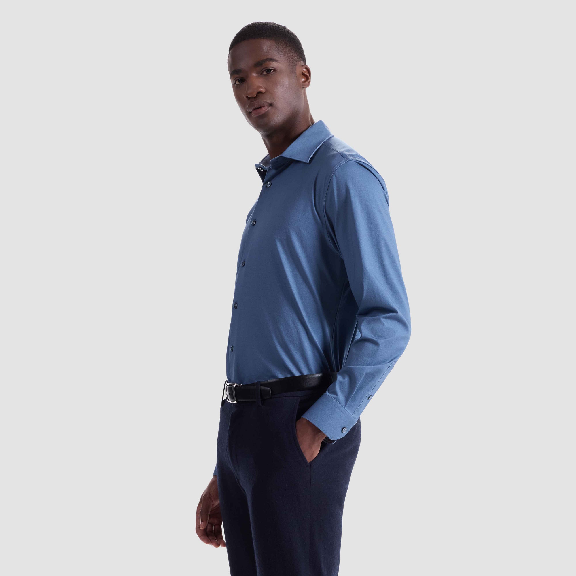 Jimmy Double-Sided Melange OoohCotton Shirt