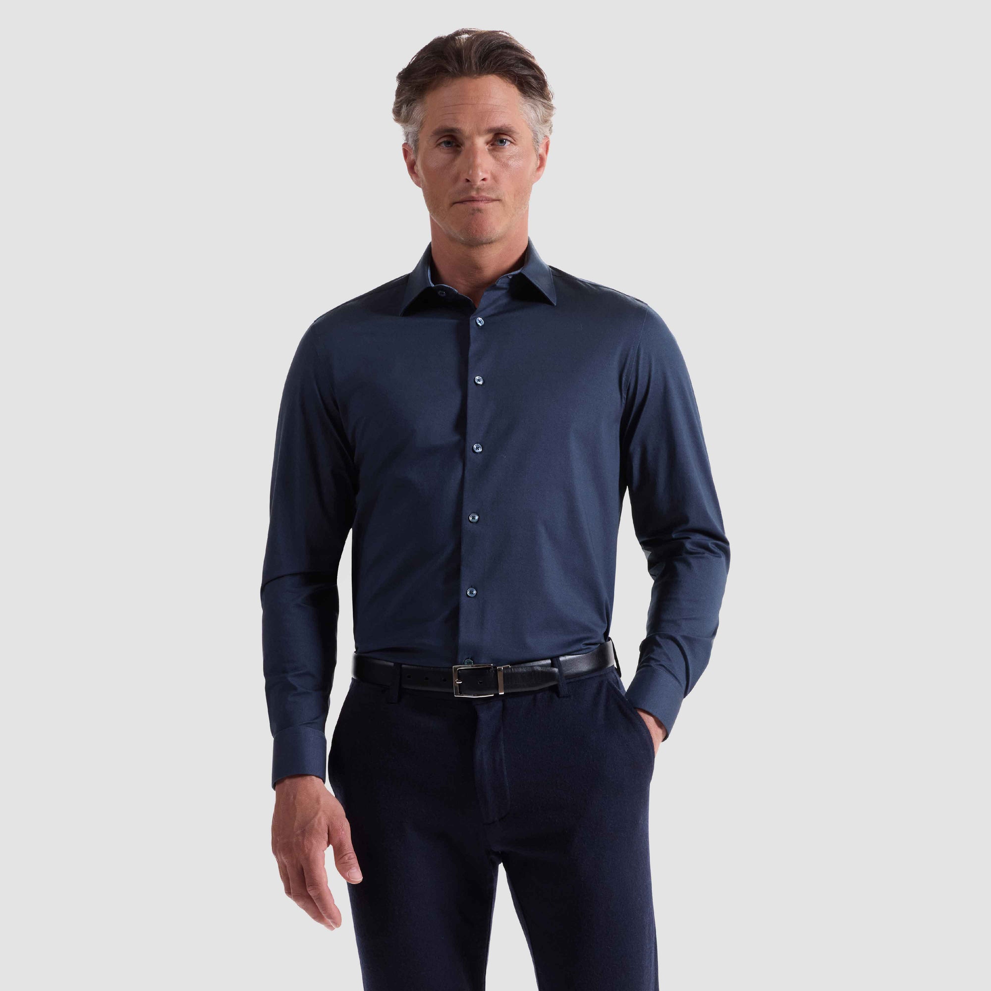 Jimmy Double-Sided Melange OoohCotton Shirt