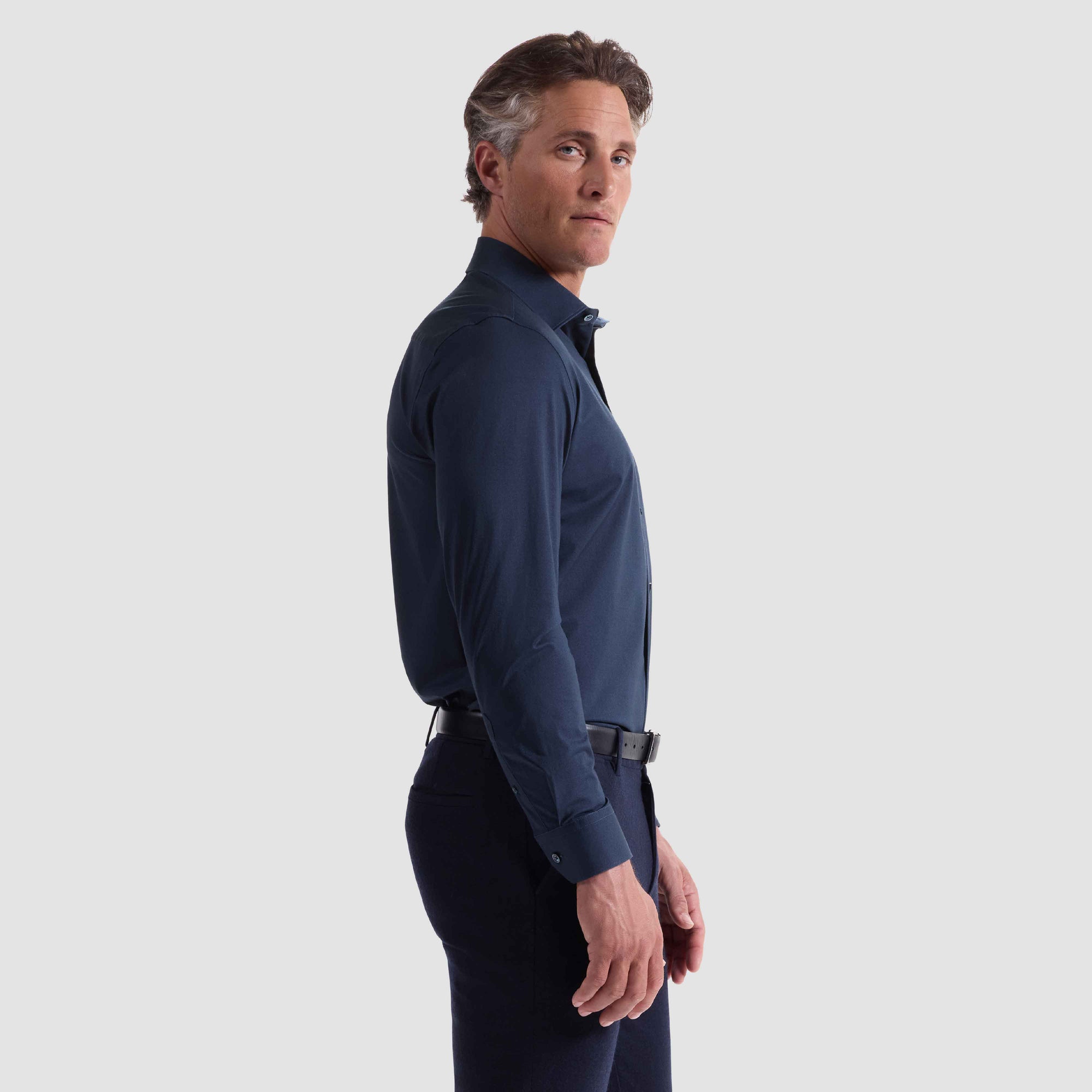 Jimmy Double-Sided Melange OoohCotton Shirt