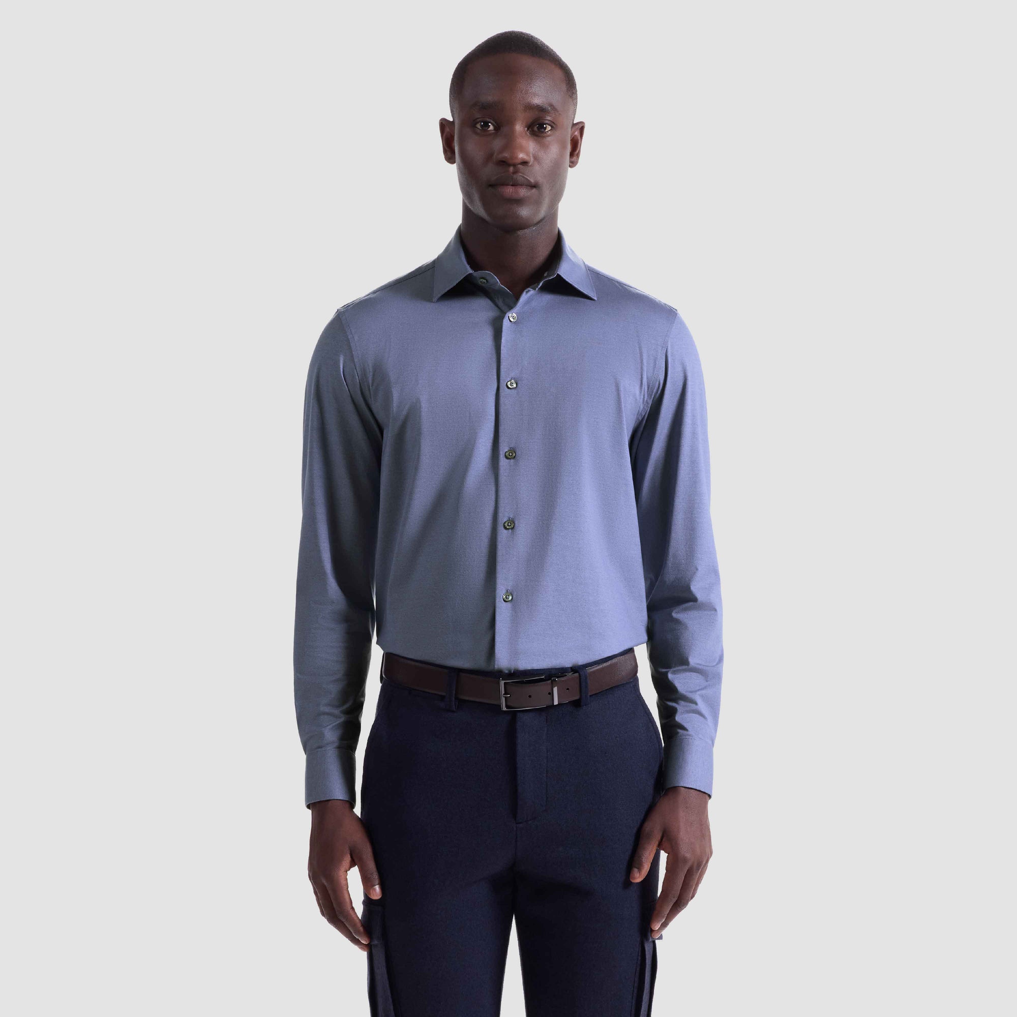 Jimmy Double-Sided Melange OoohCotton Shirt