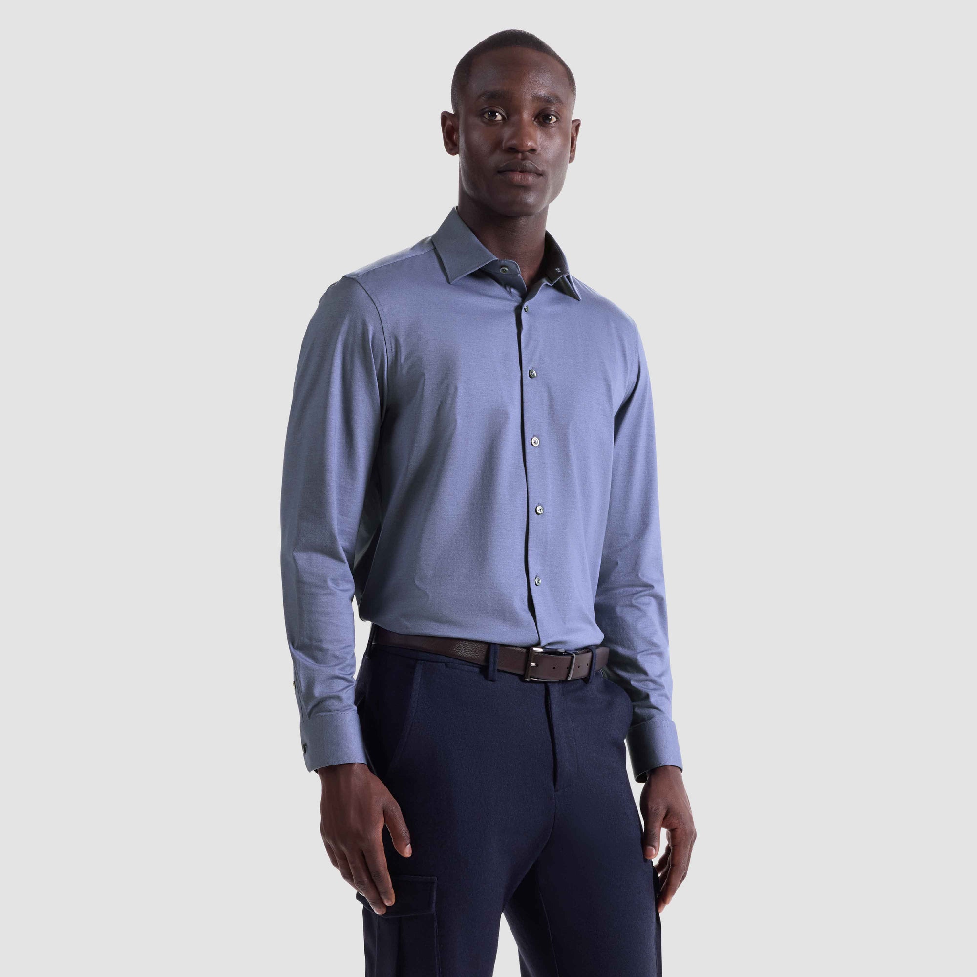 Jimmy Double-Sided Melange OoohCotton Shirt