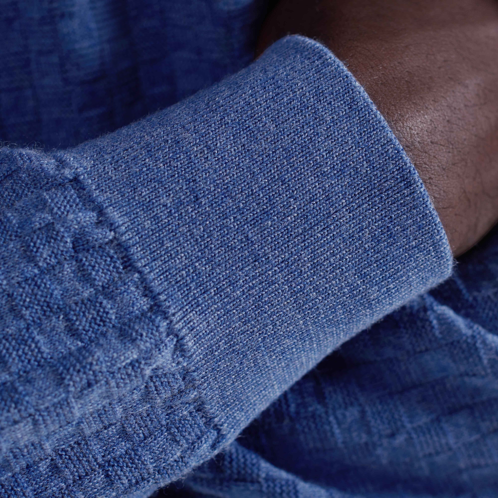 Basketweave Crewneck Sweater