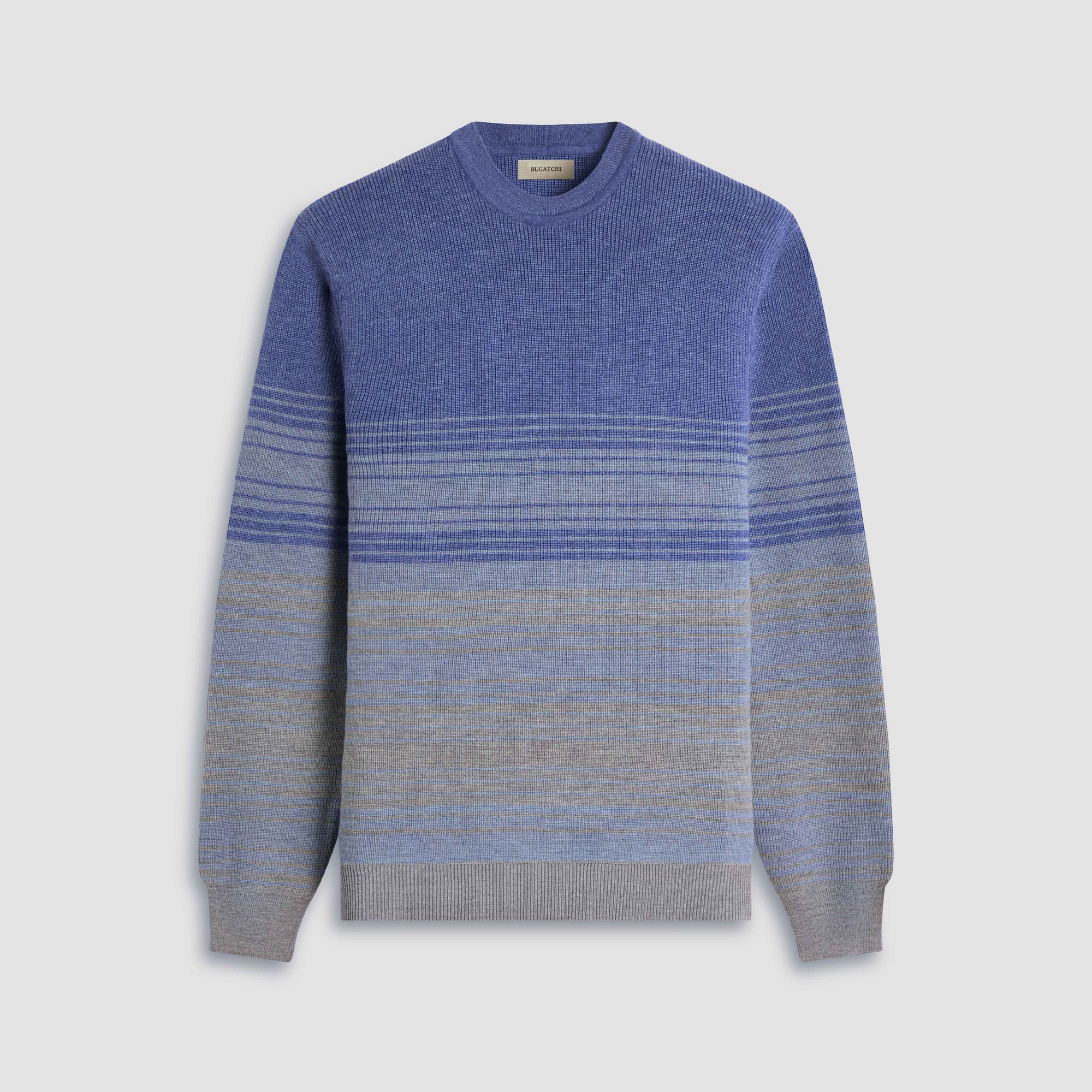 Ombre Stripe Crewneck Sweater