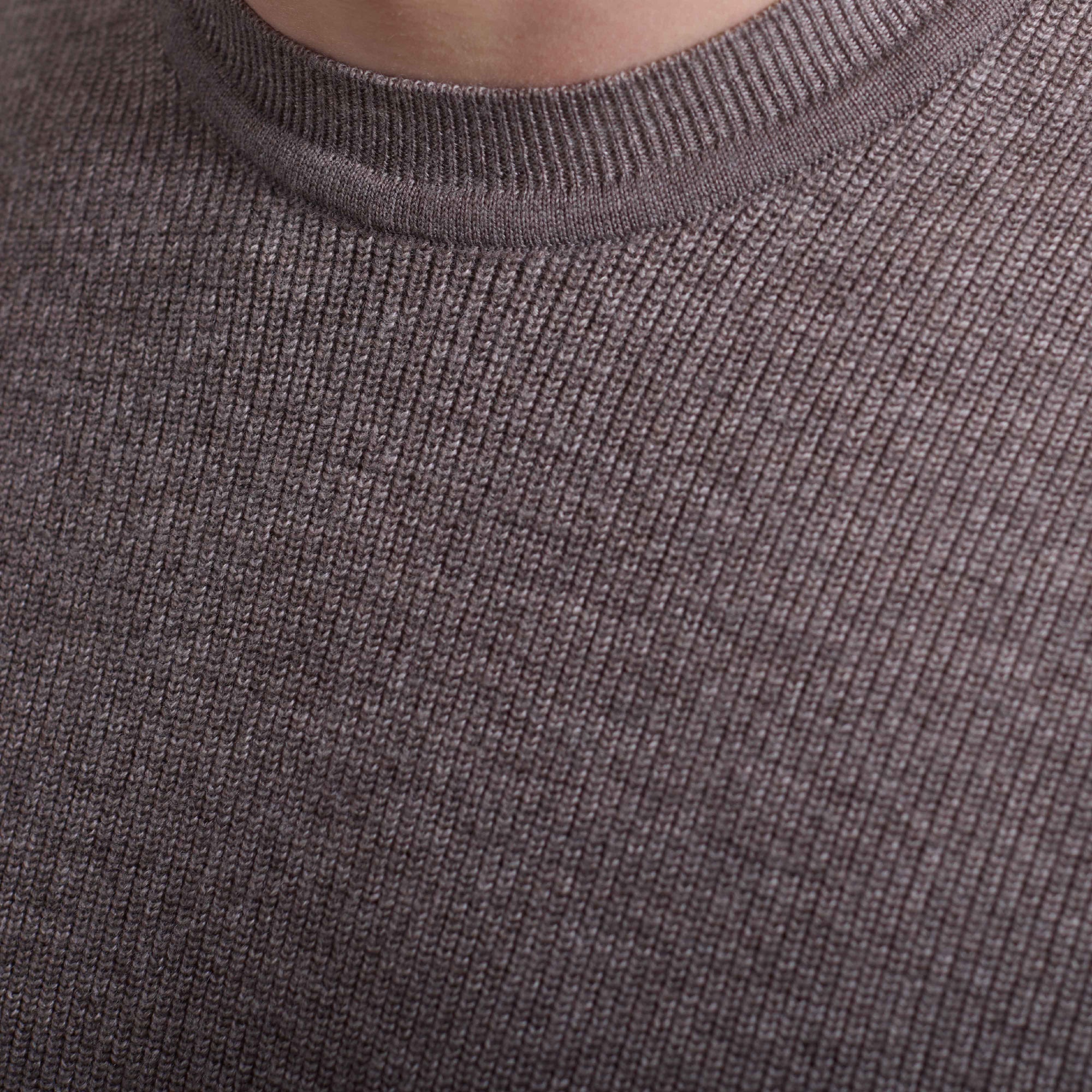 Ombre Stripe Crewneck Sweater