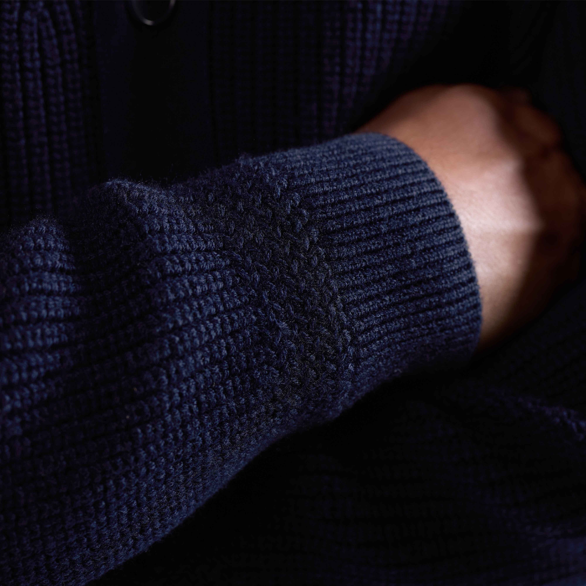 Rib Knit Cardigan Sweater