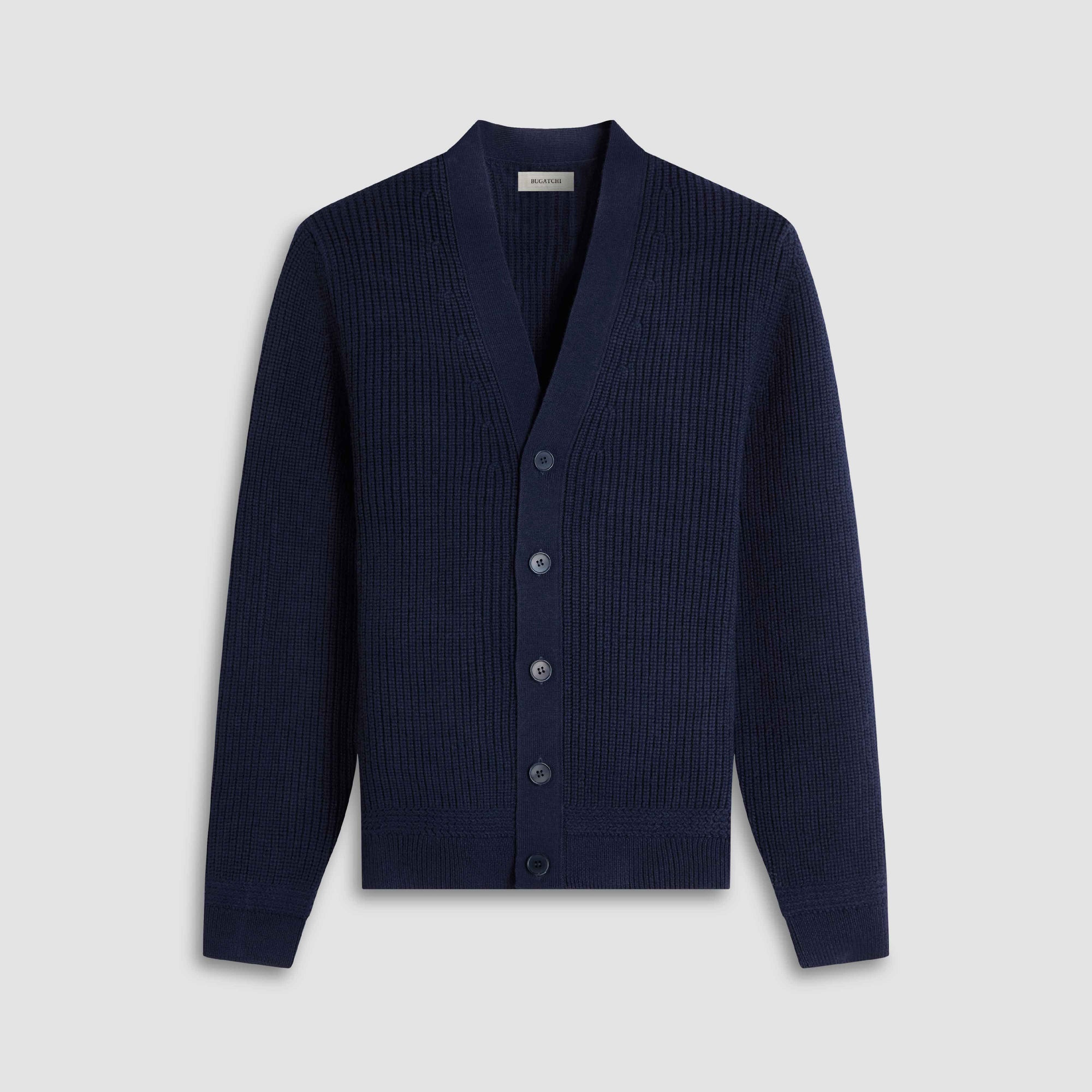 Rib Knit Cardigan Sweater