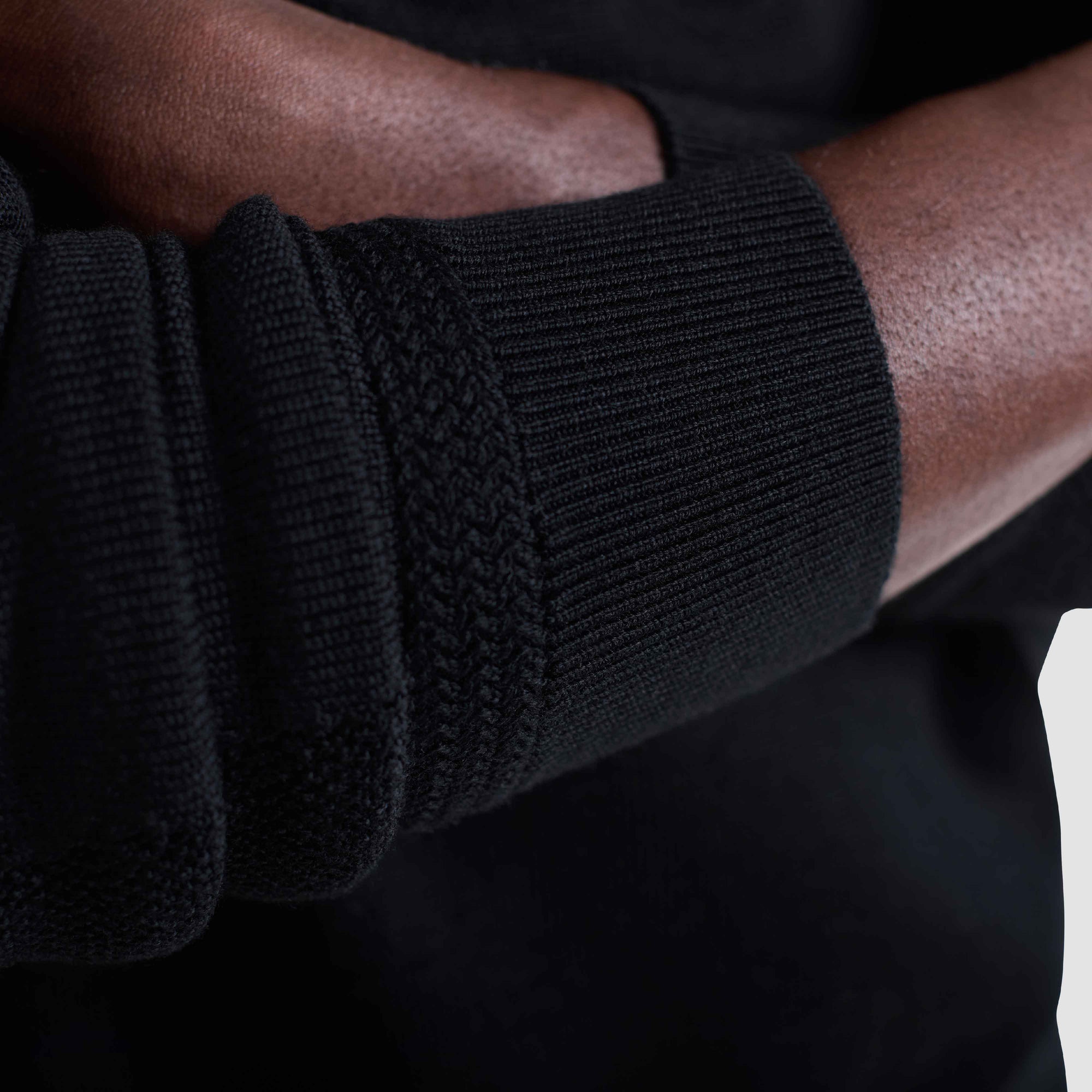 Melange Quarter Zip Mock Neck Sweater