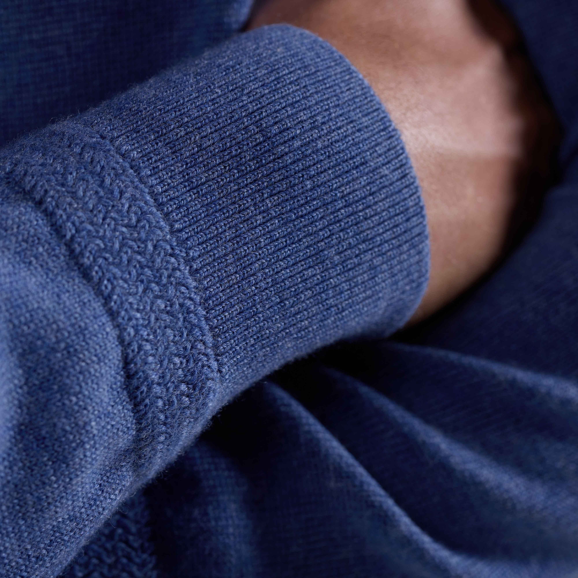 Melange Quarter Zip Mock Neck Sweater