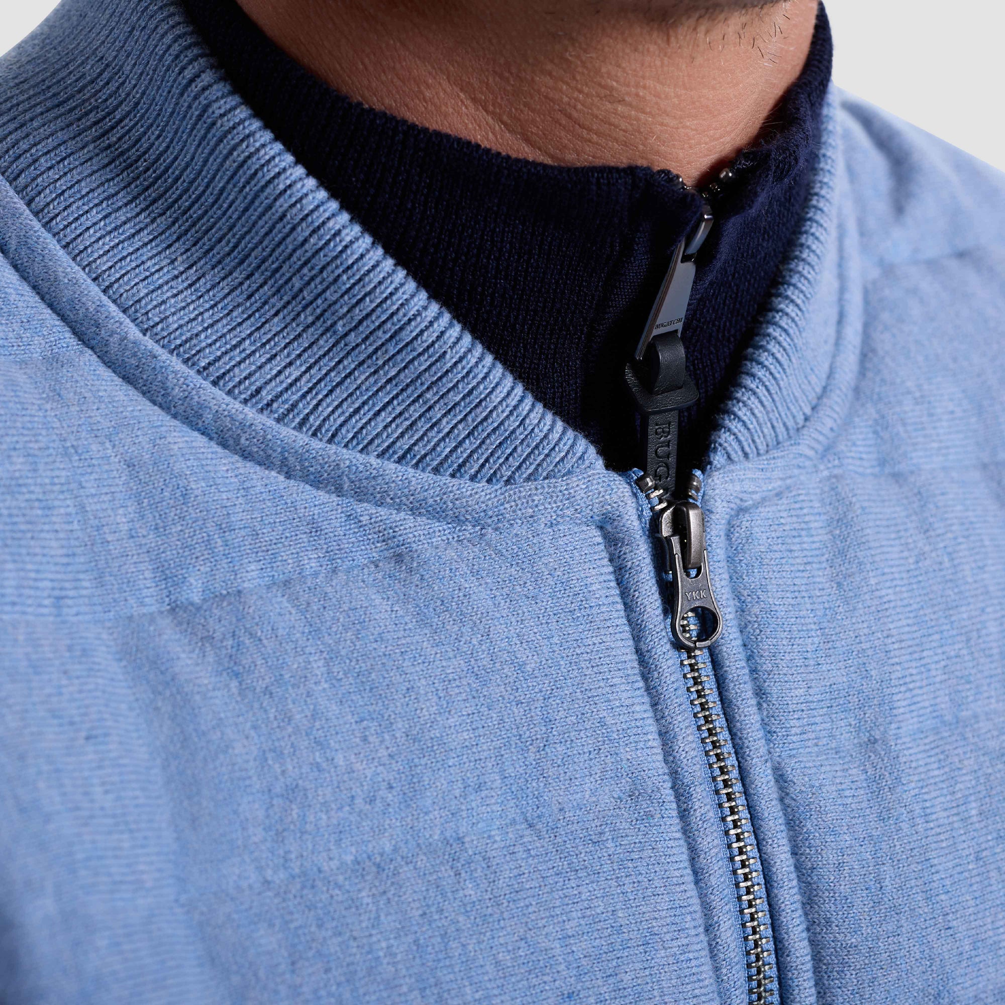 Melange Quilted Sweater Vest