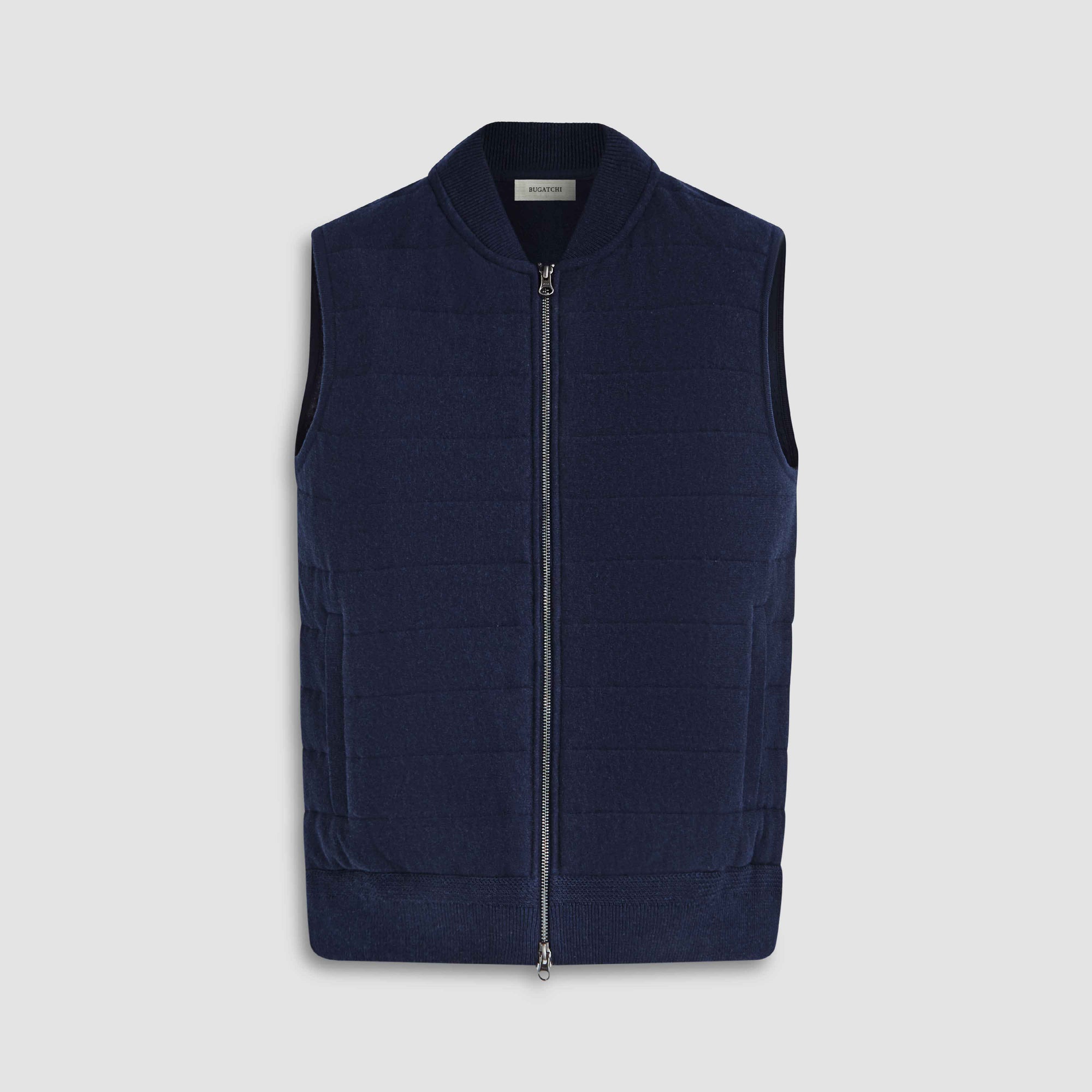 Melange Quilted Sweater Vest