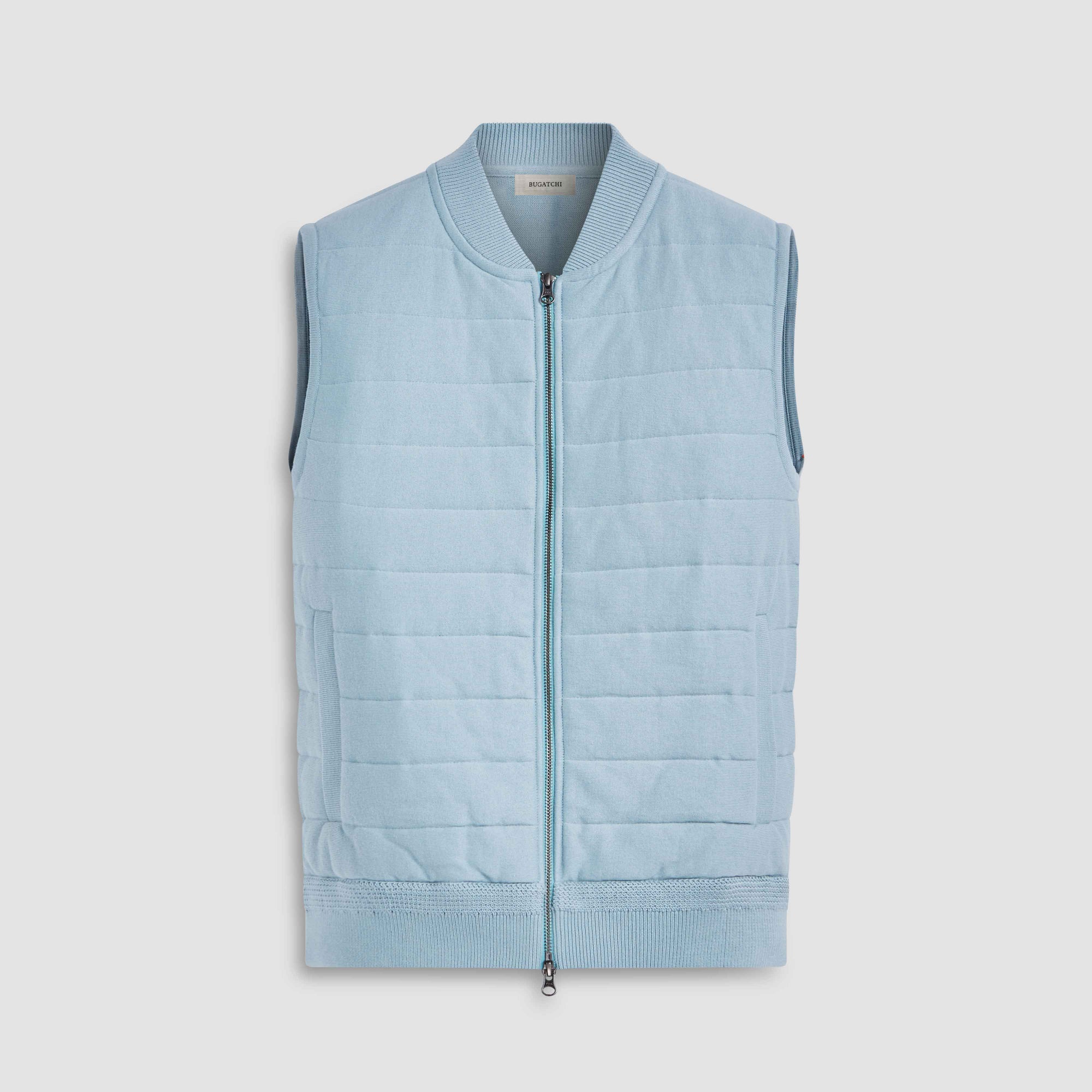Melange Quilted Sweater Vest