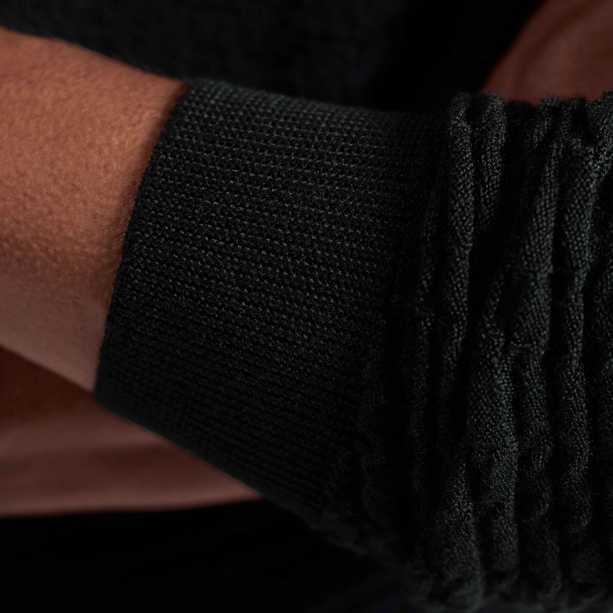 Pyramid Stitch Merino-Silk Crewneck Sweater