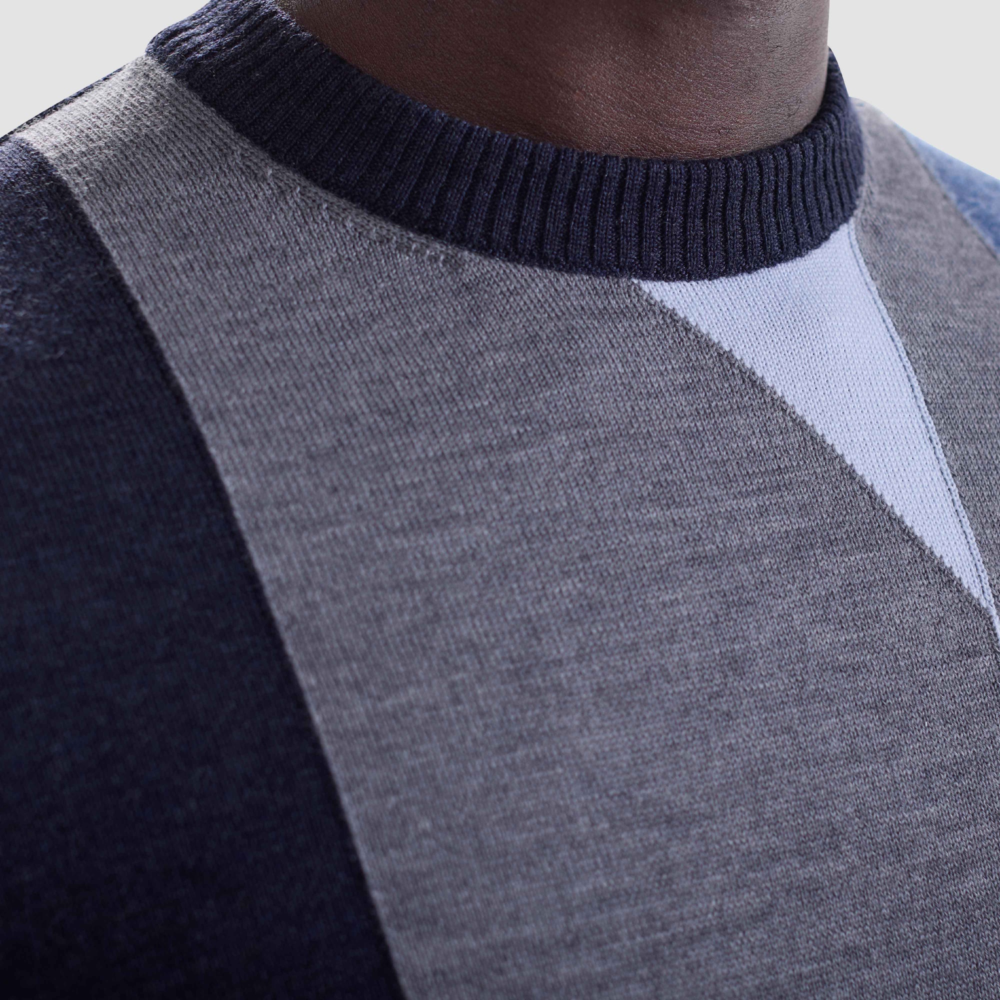 Geometric Crewneck Sweater