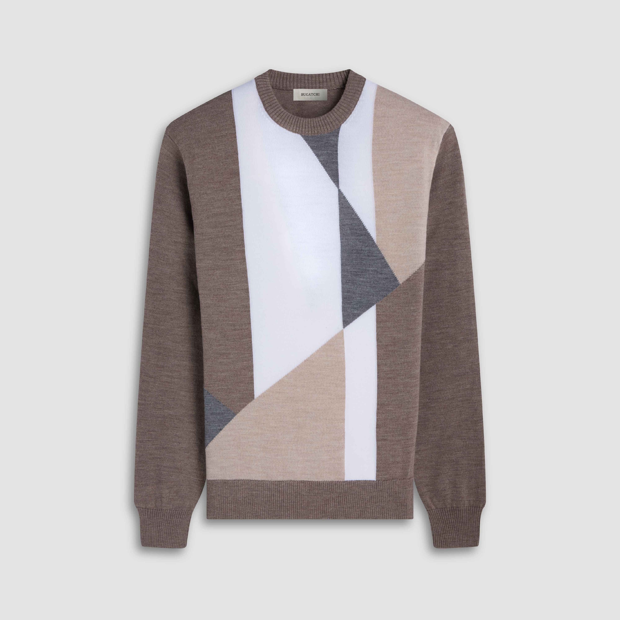 Geometric Crewneck Sweater
