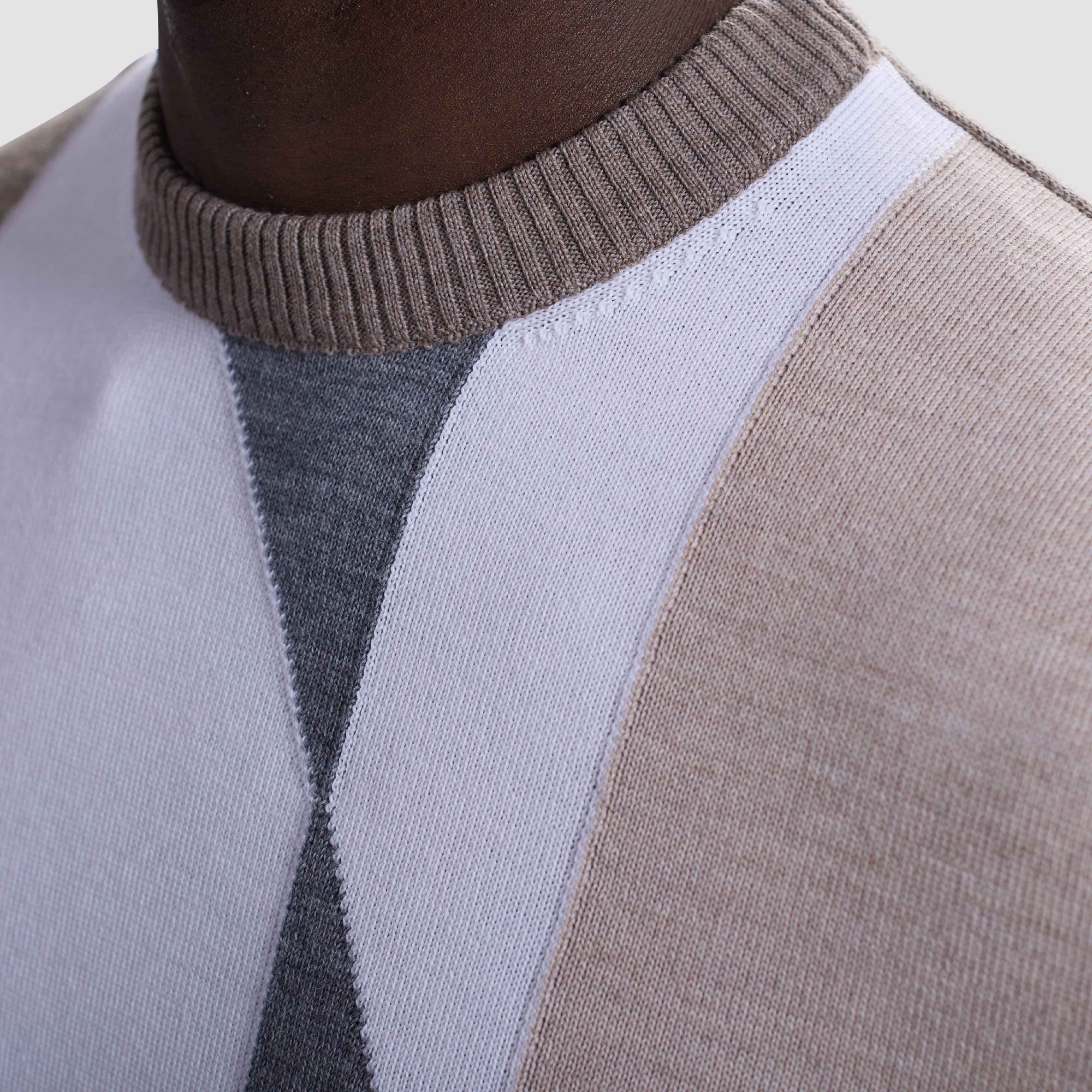 Geometric Crewneck Sweater