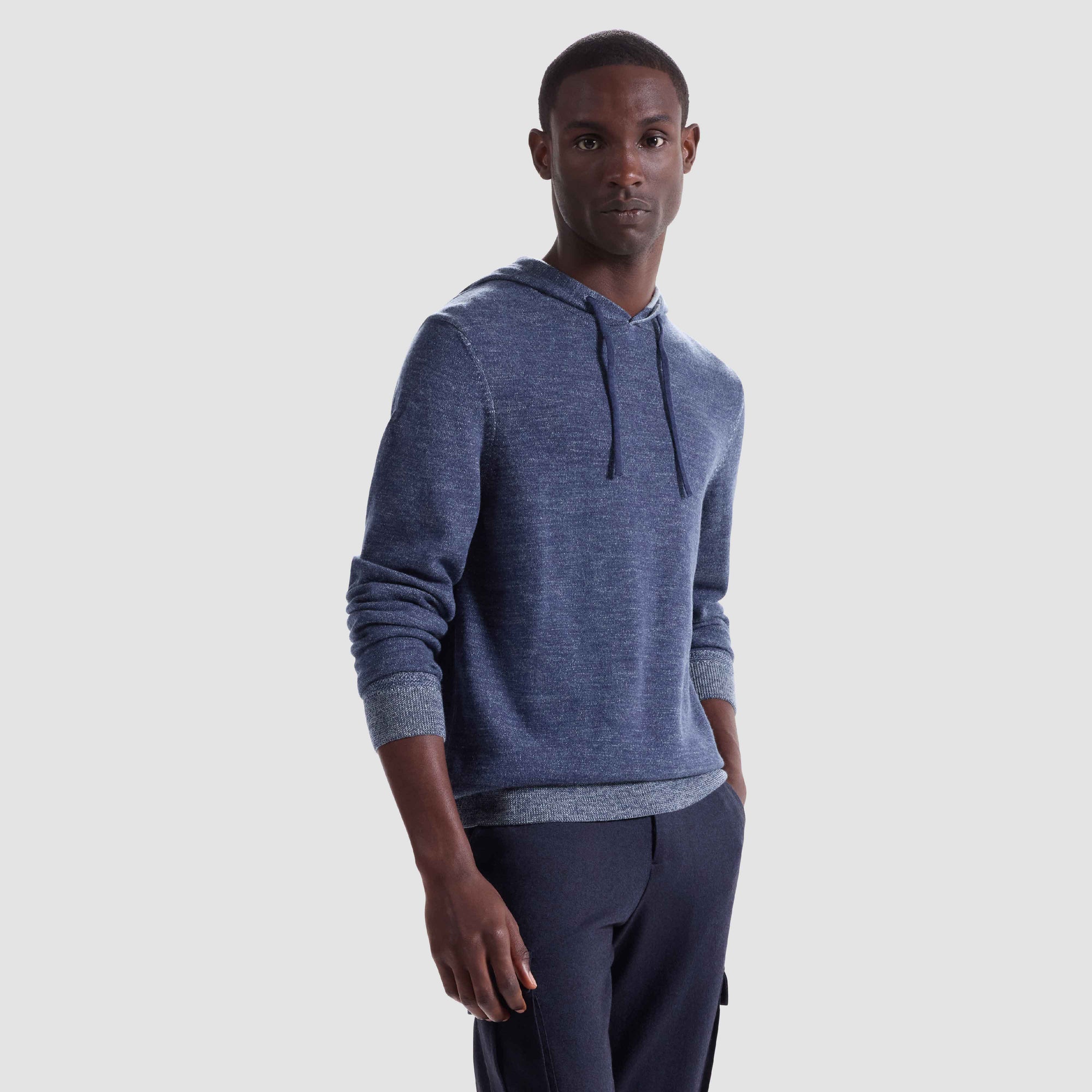 Melange Hoodie Sweater