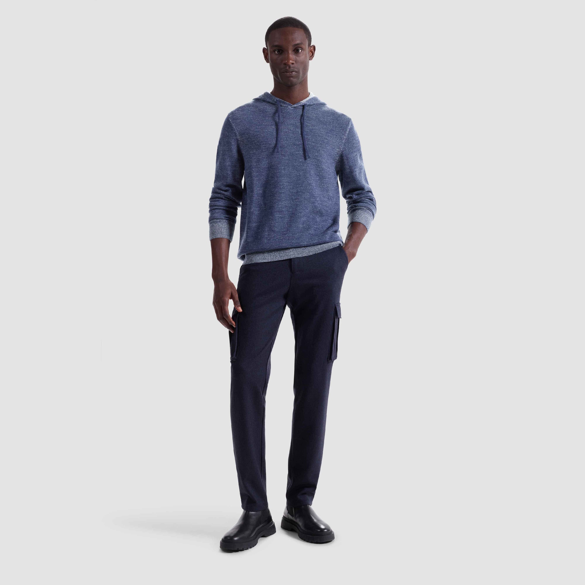 Melange Hoodie Sweater