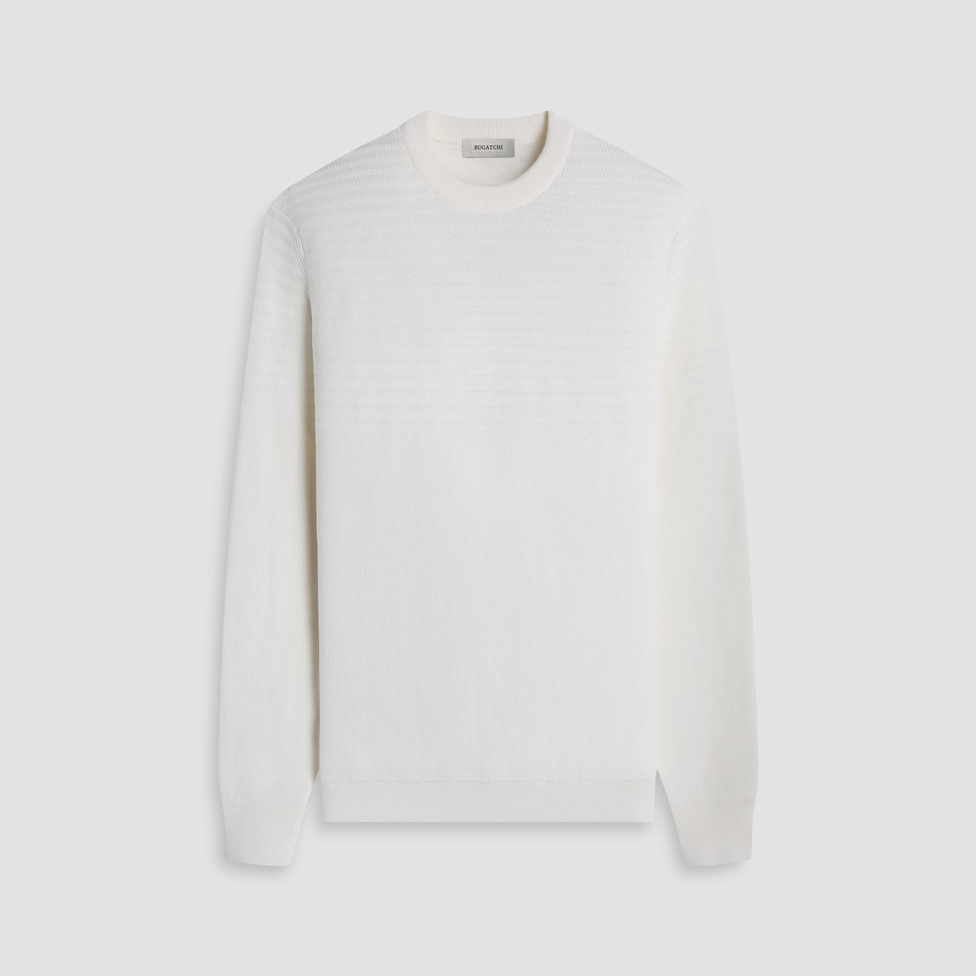 Mixed Media Crewneck Sweater