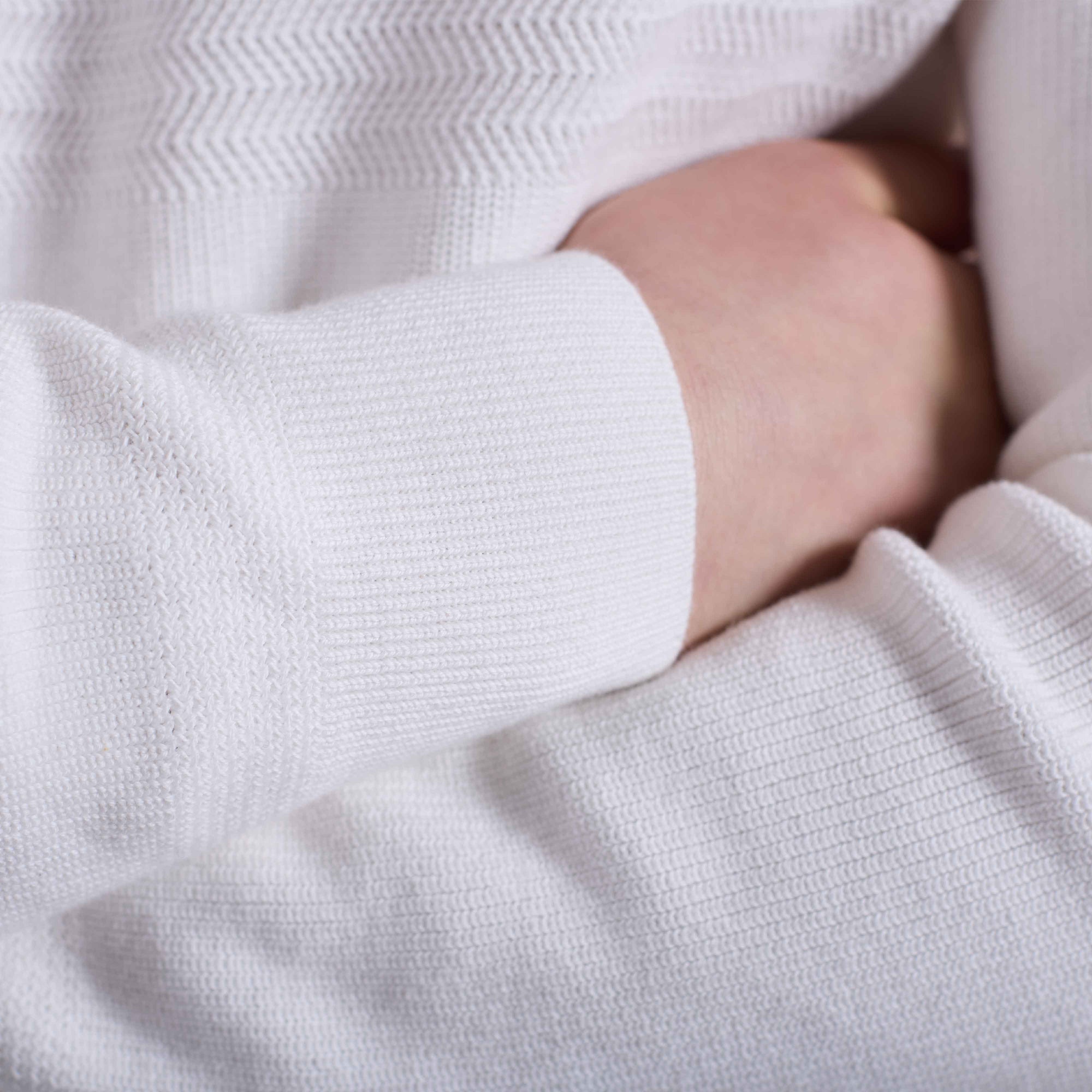 Mixed Media Crewneck Sweater