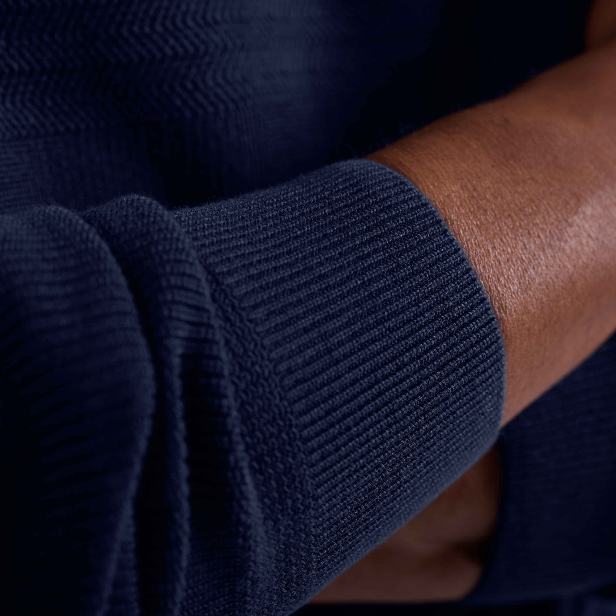 Mixed Media Crewneck Sweater