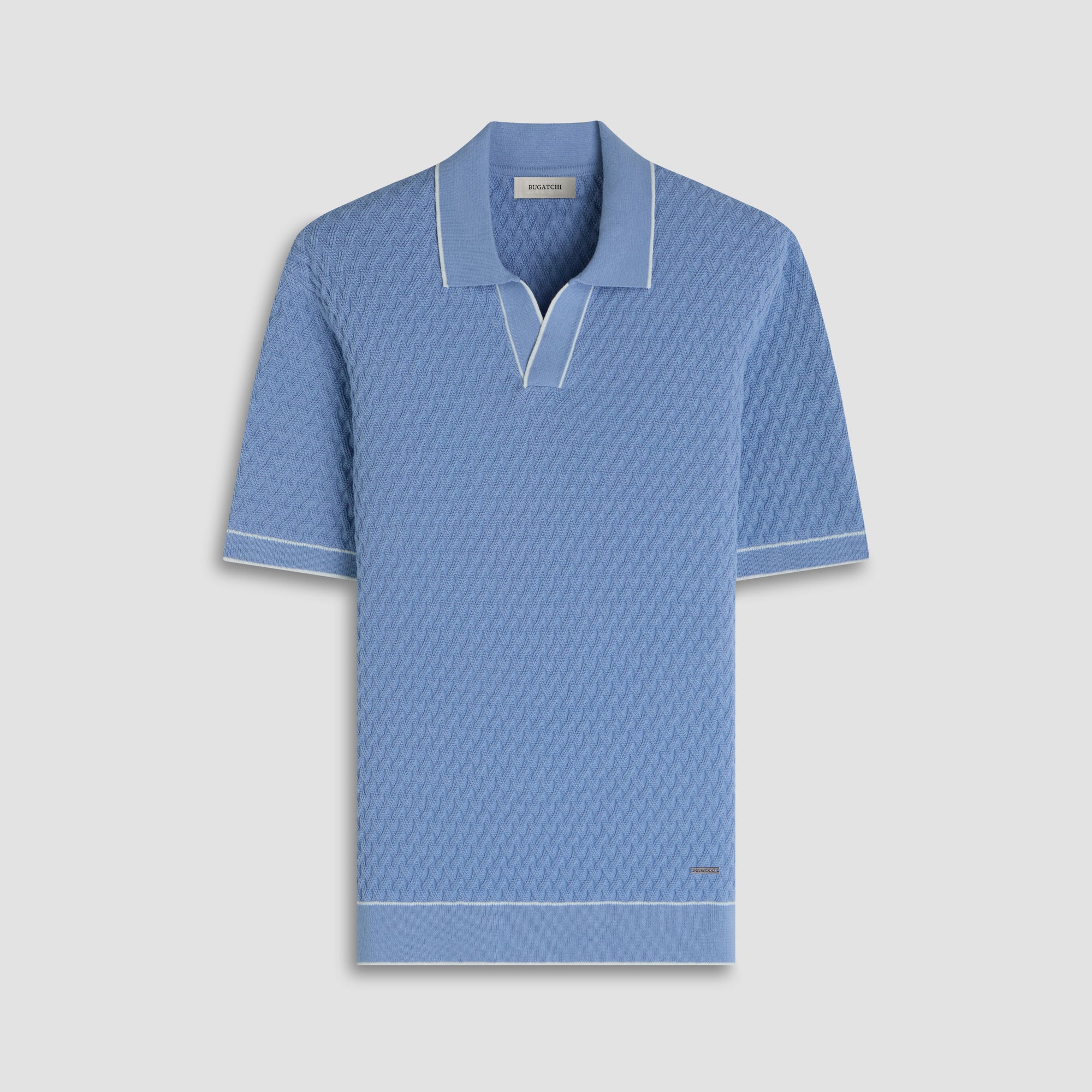 Diamond Cable Polo Sweater