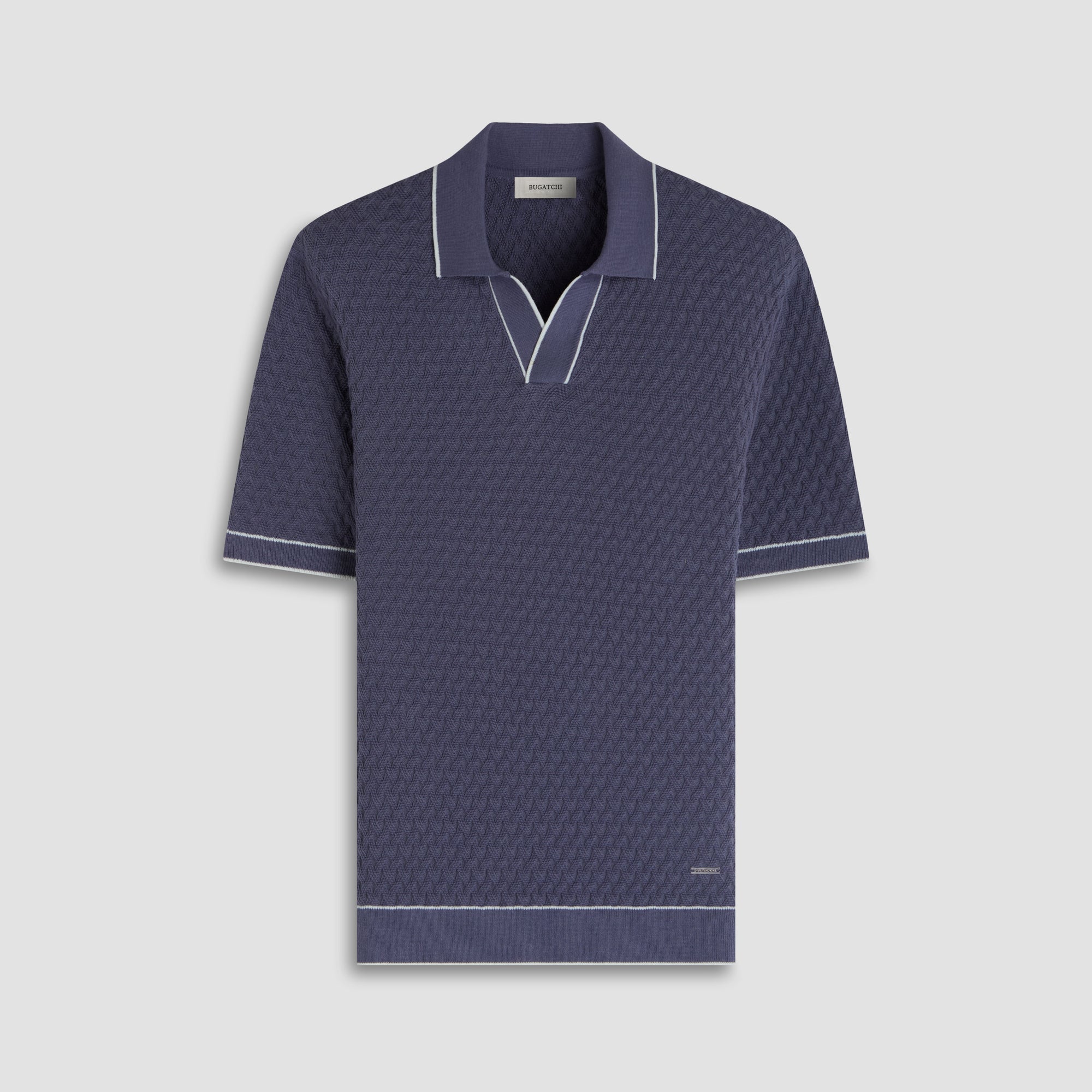 Diamond Cable Polo Sweater