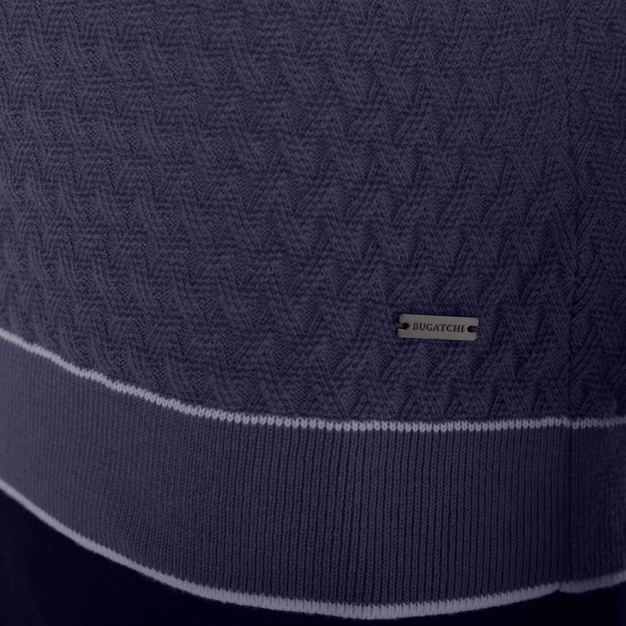 Diamond Cable Polo Sweater