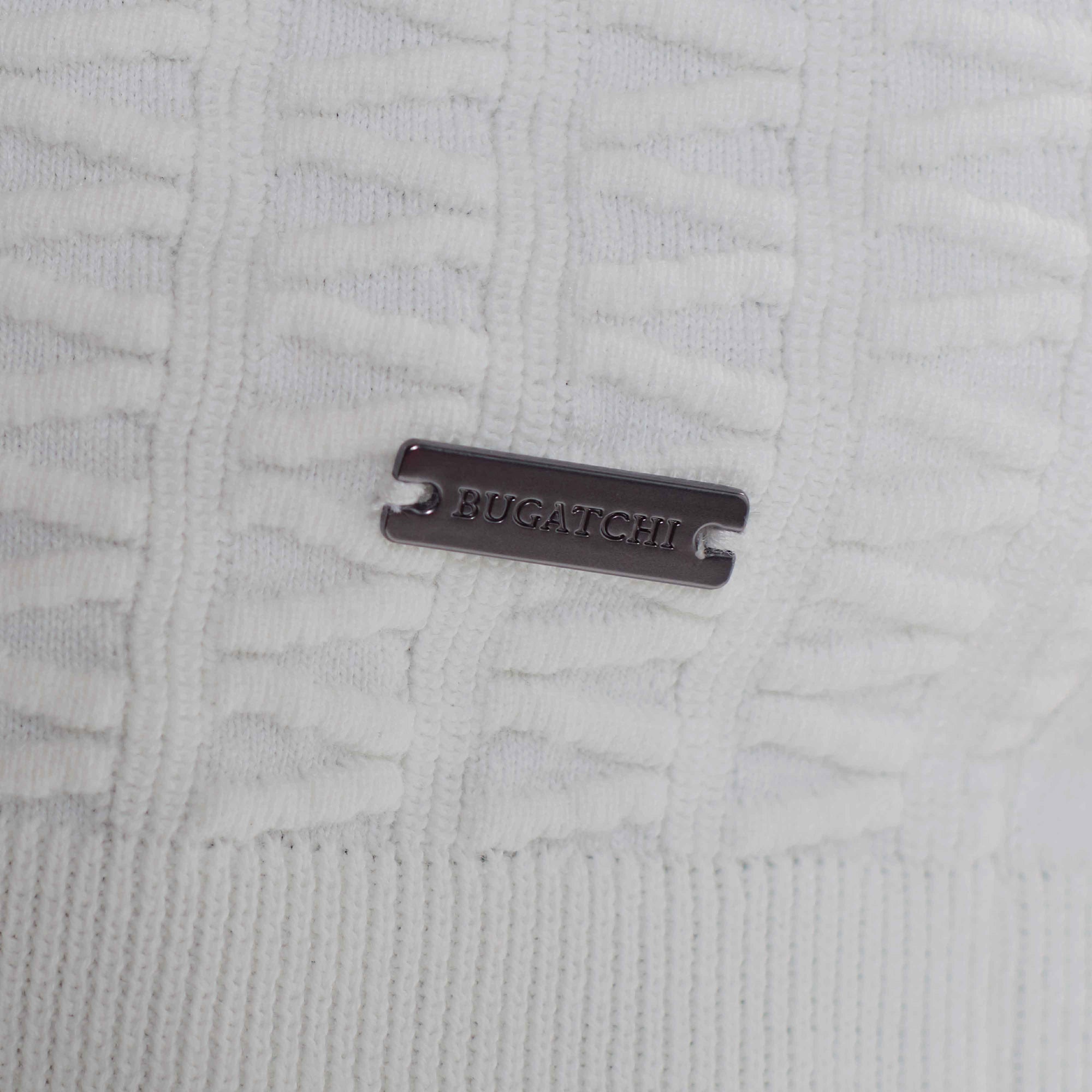 Ladder Stitch Full Button Polo Sweater