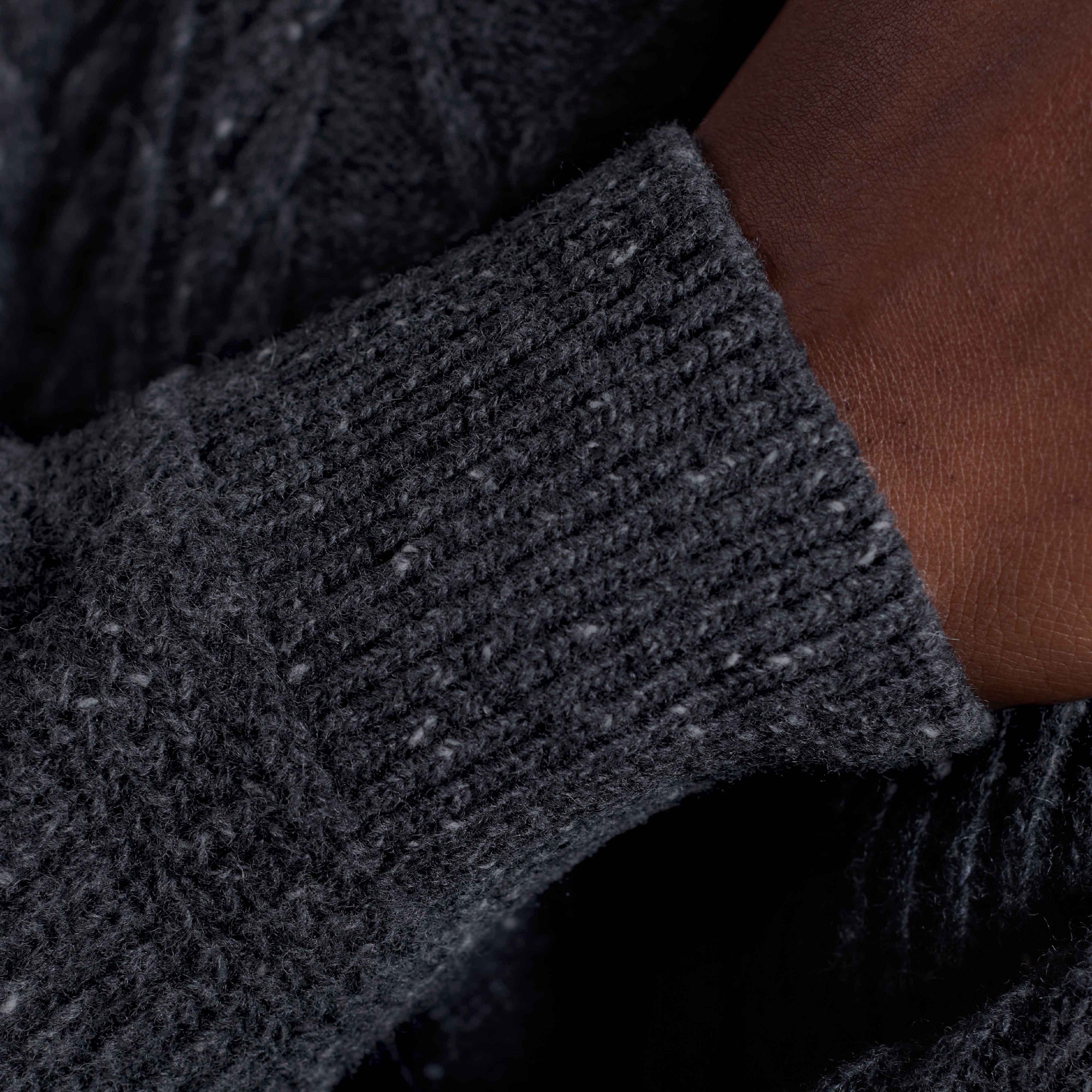 Cable Diamond Stitch Crewneck Sweater