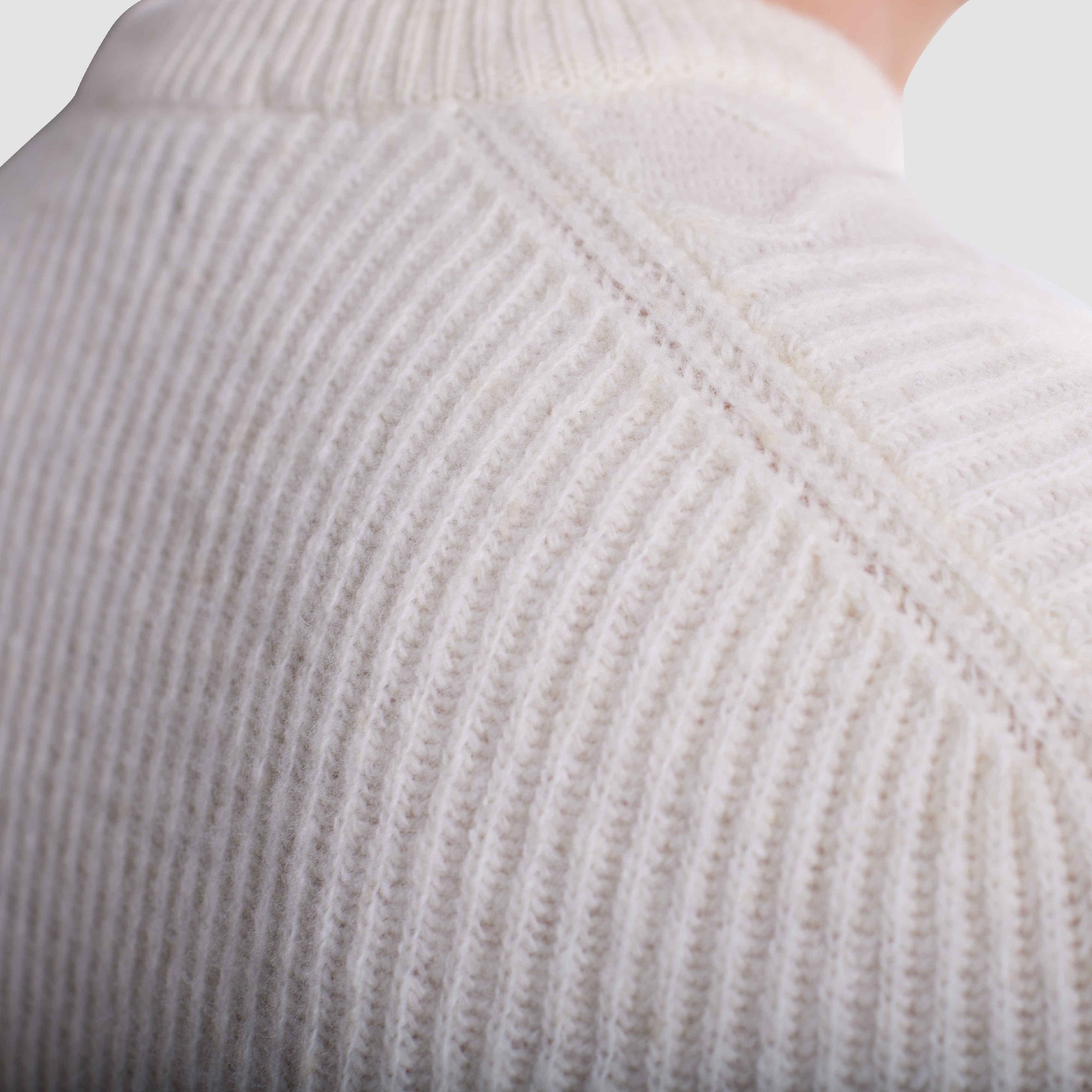 Cable Diamond Stitch Crewneck Sweater