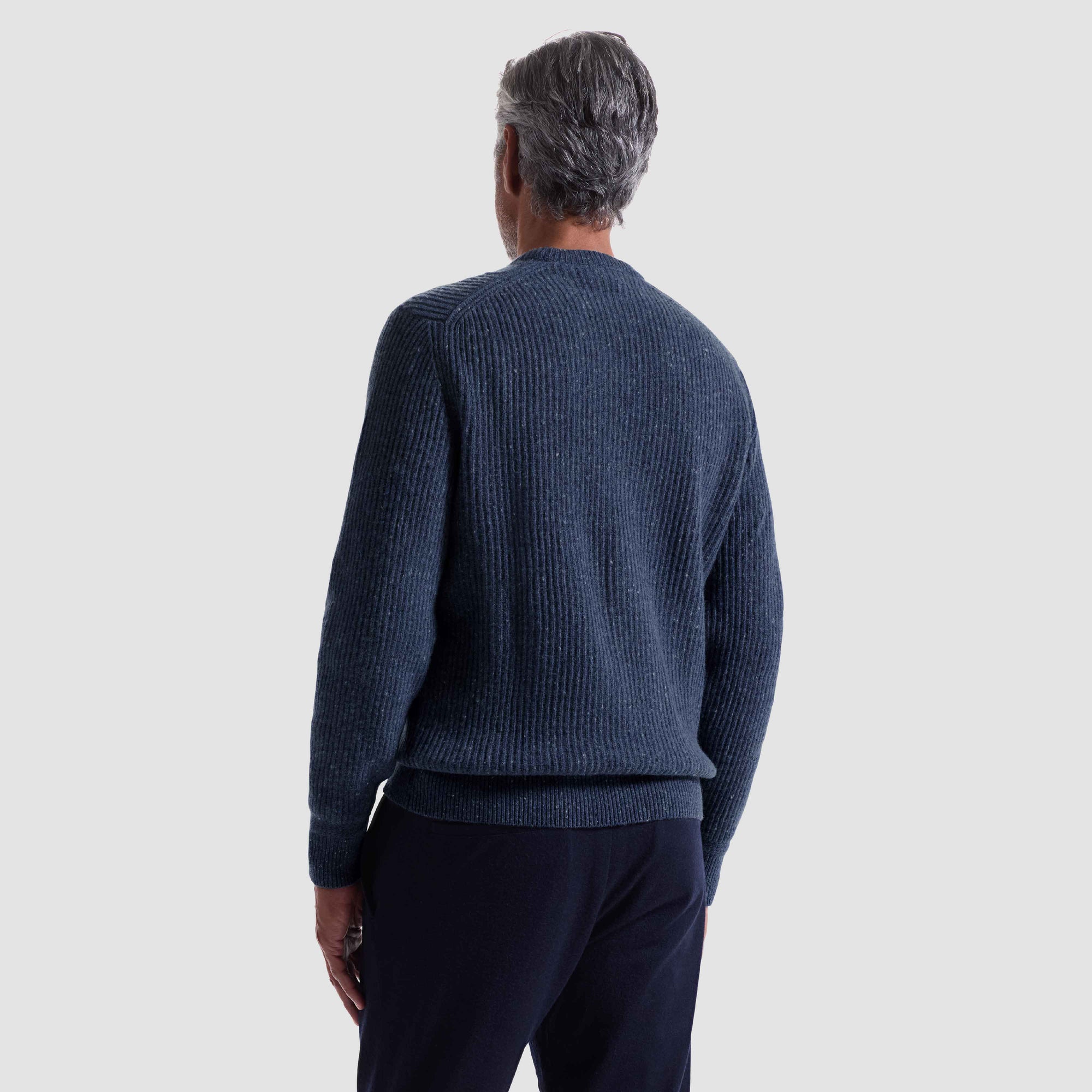 Cable Diamond Stitch Crewneck Sweater