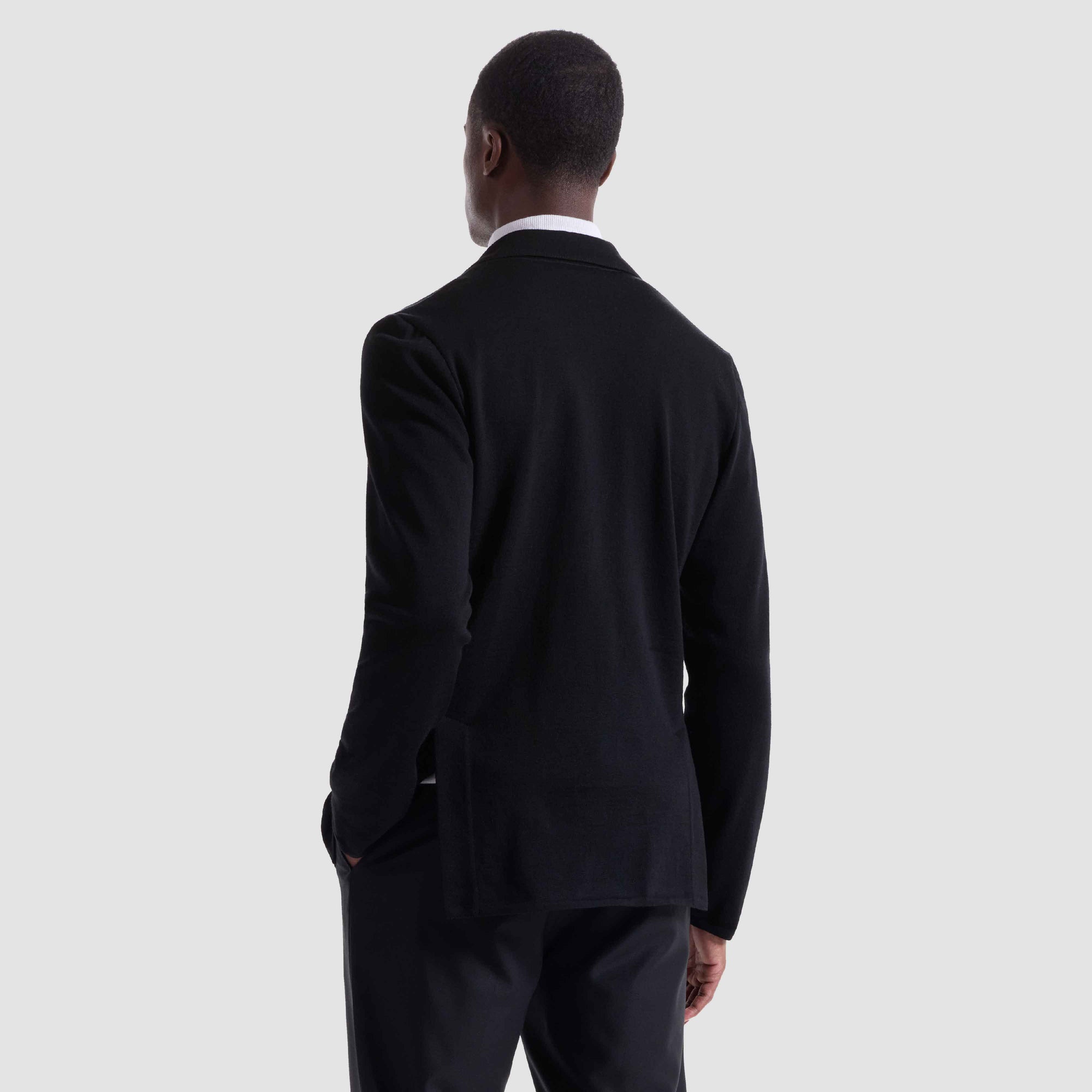 Double-Breasted Blazer Sweater