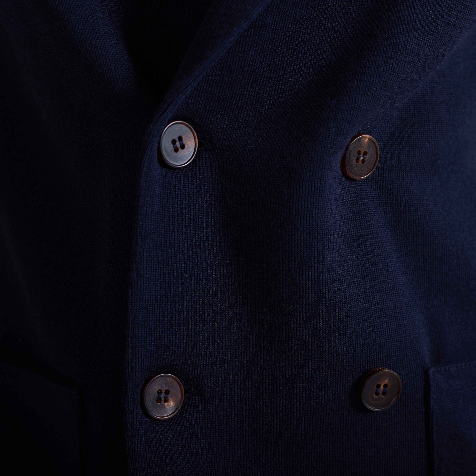 Double-Breasted Blazer Sweater