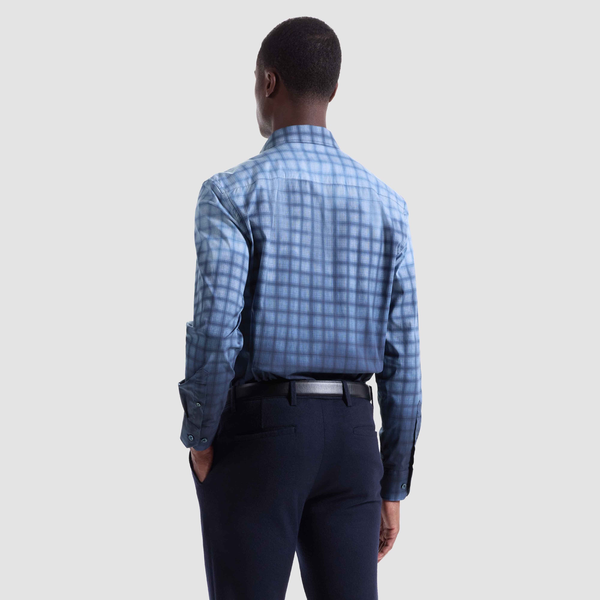 Julian Gradient Check Shirt