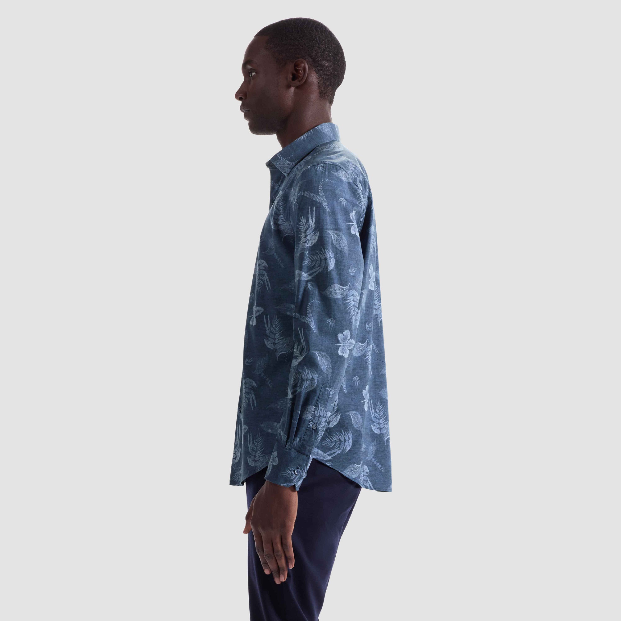 Julian Leaf Print Shirt