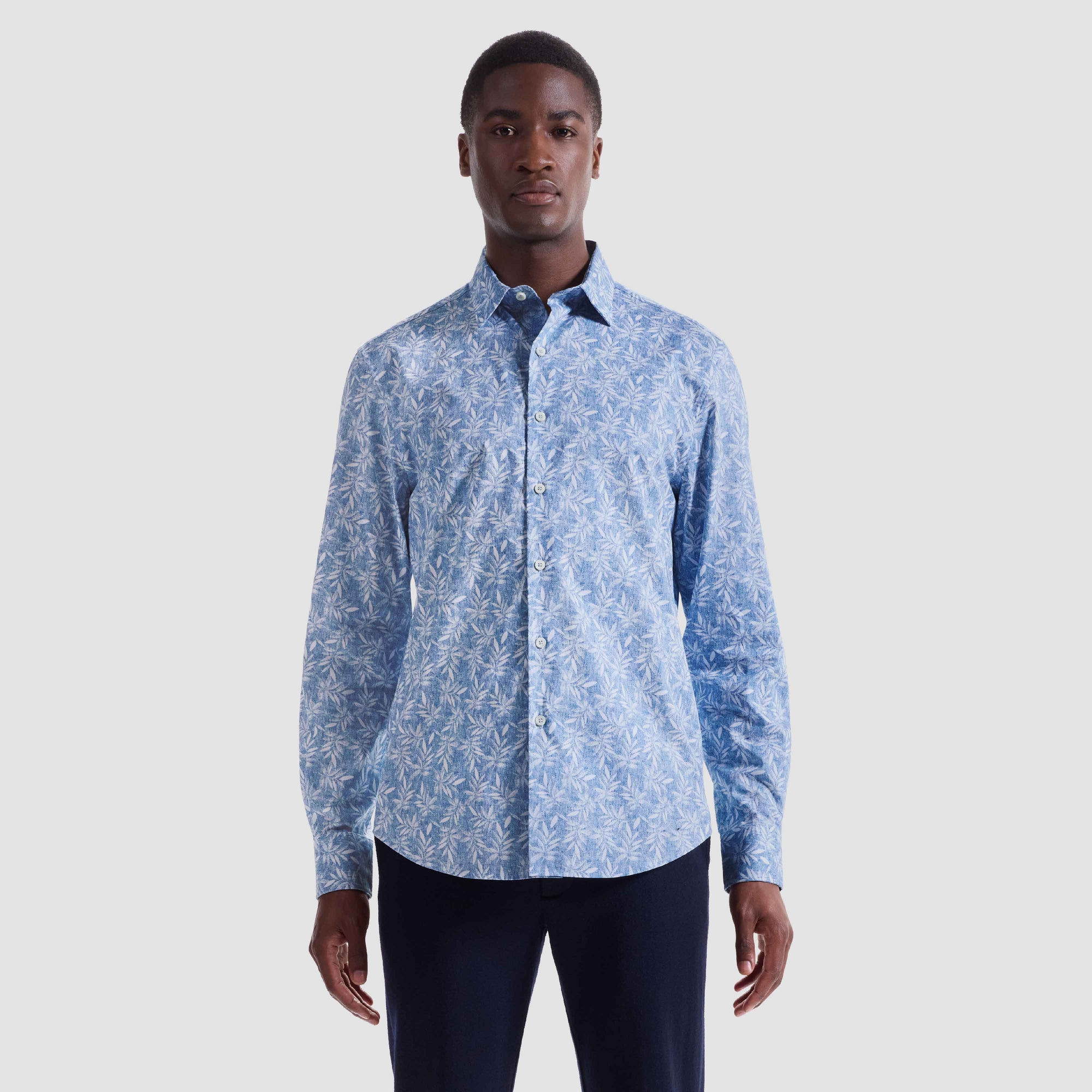 Julian Leaf Print Shirt