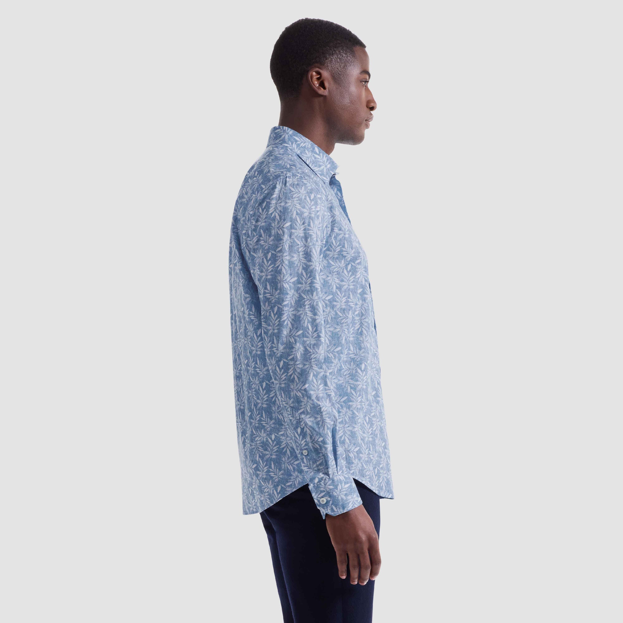 Julian Leaf Print Shirt