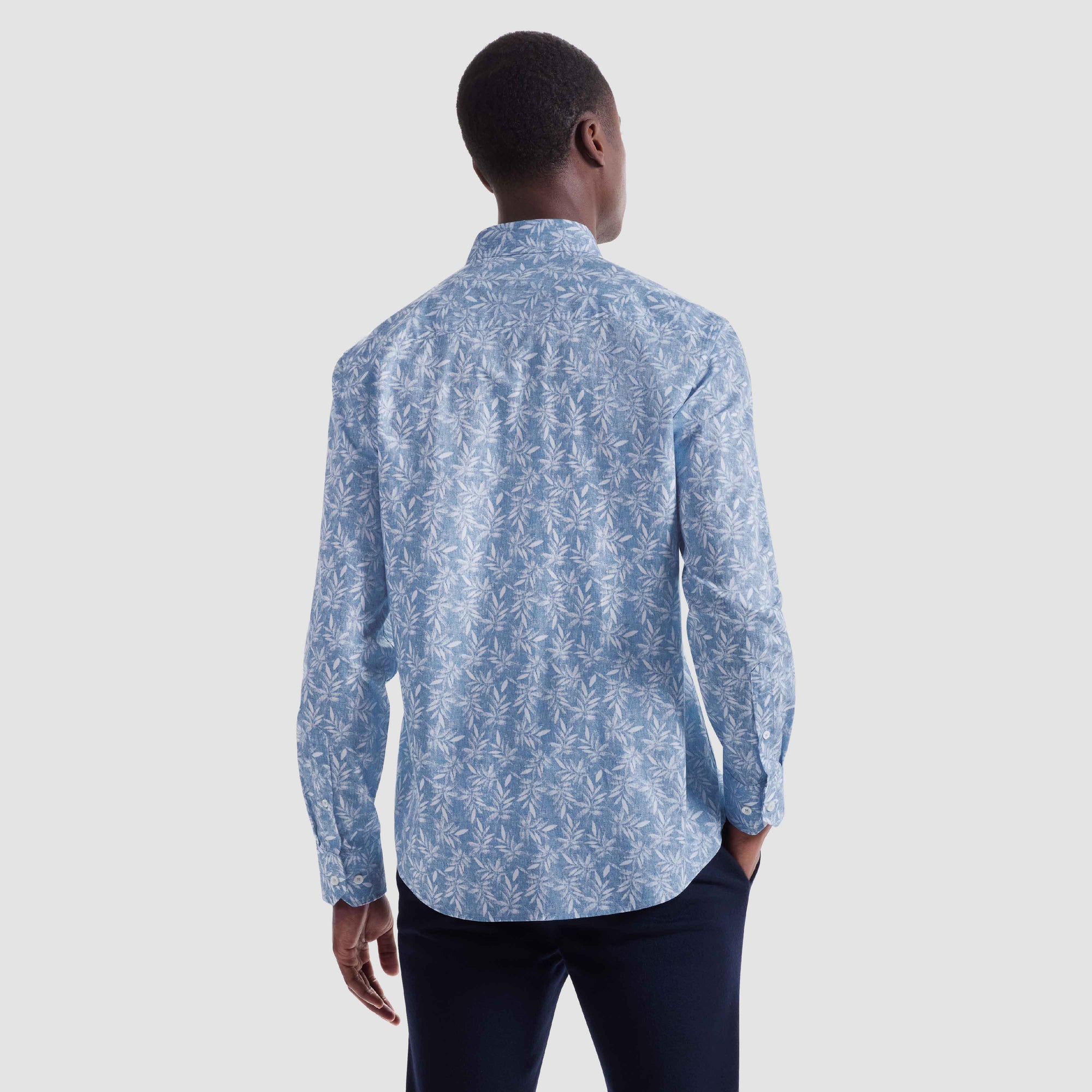 Julian Leaf Print Shirt