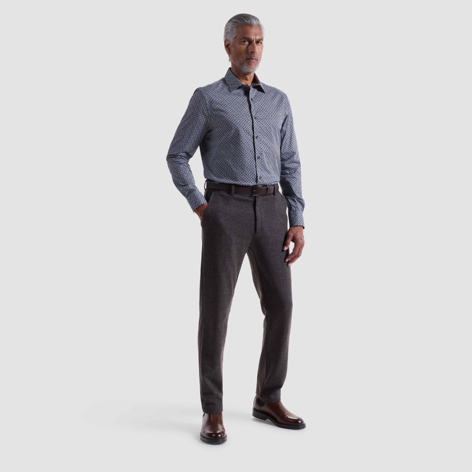 Julian Retro Geometric Shirt