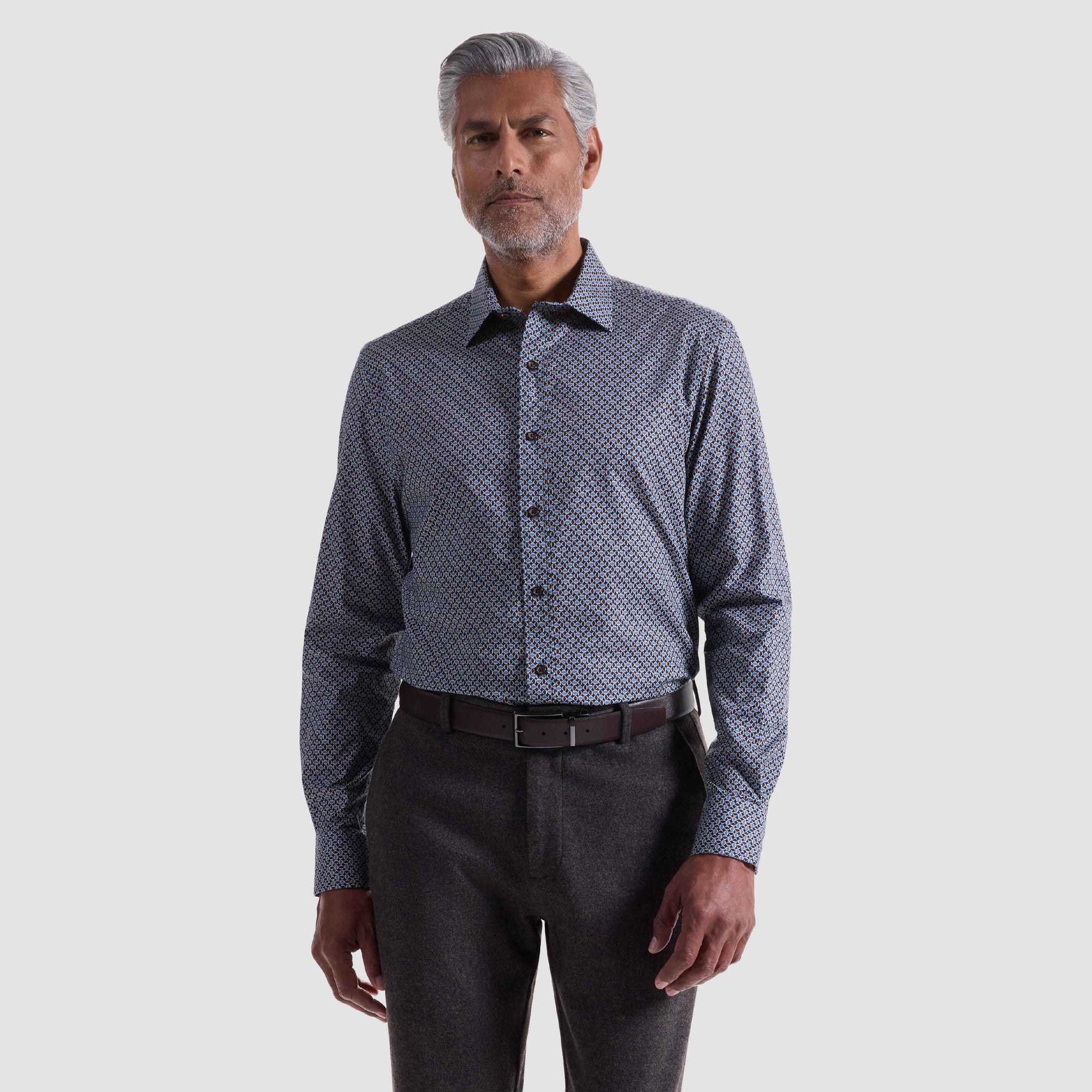 Julian Retro Geometric Shirt