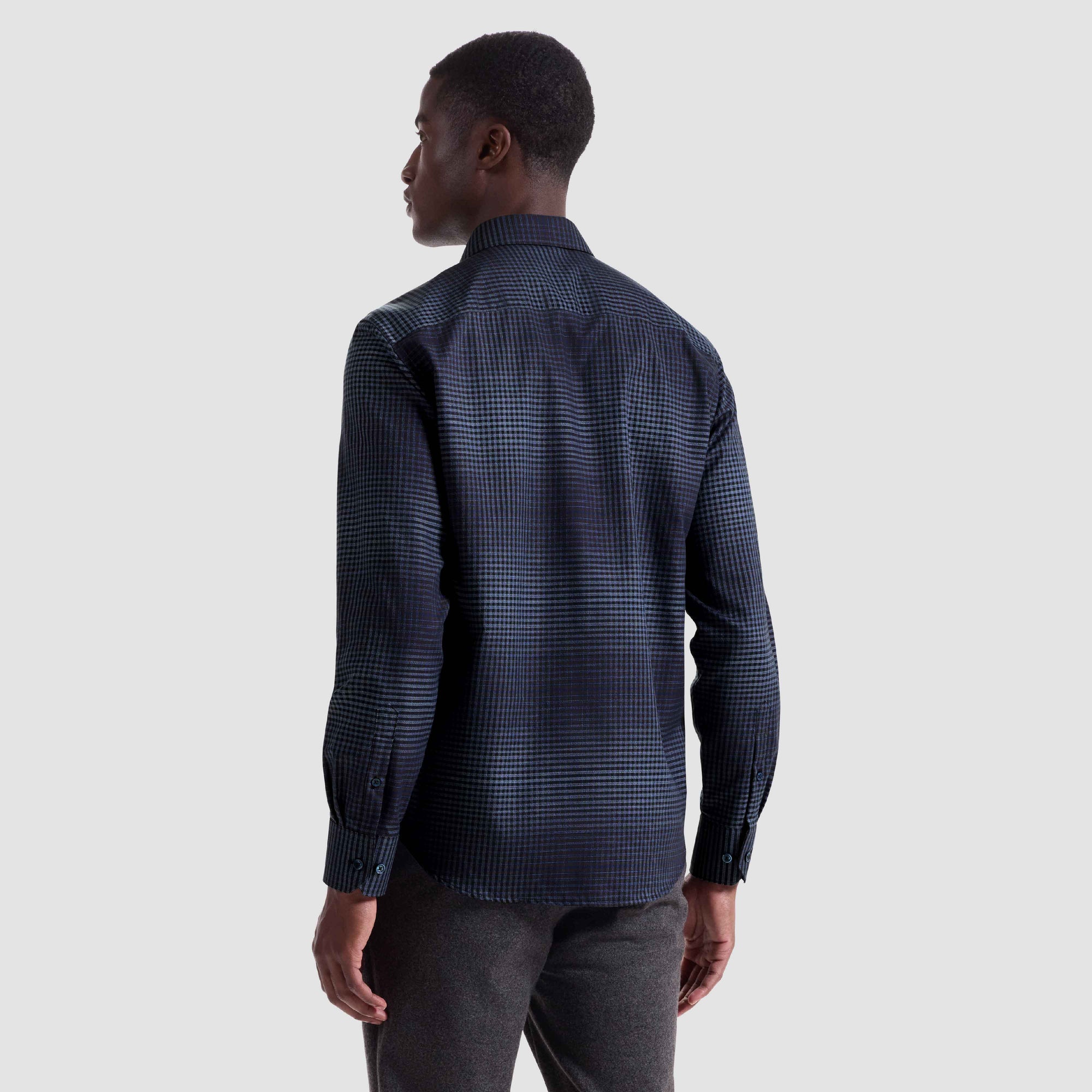 Julian Gradient Check Shirt