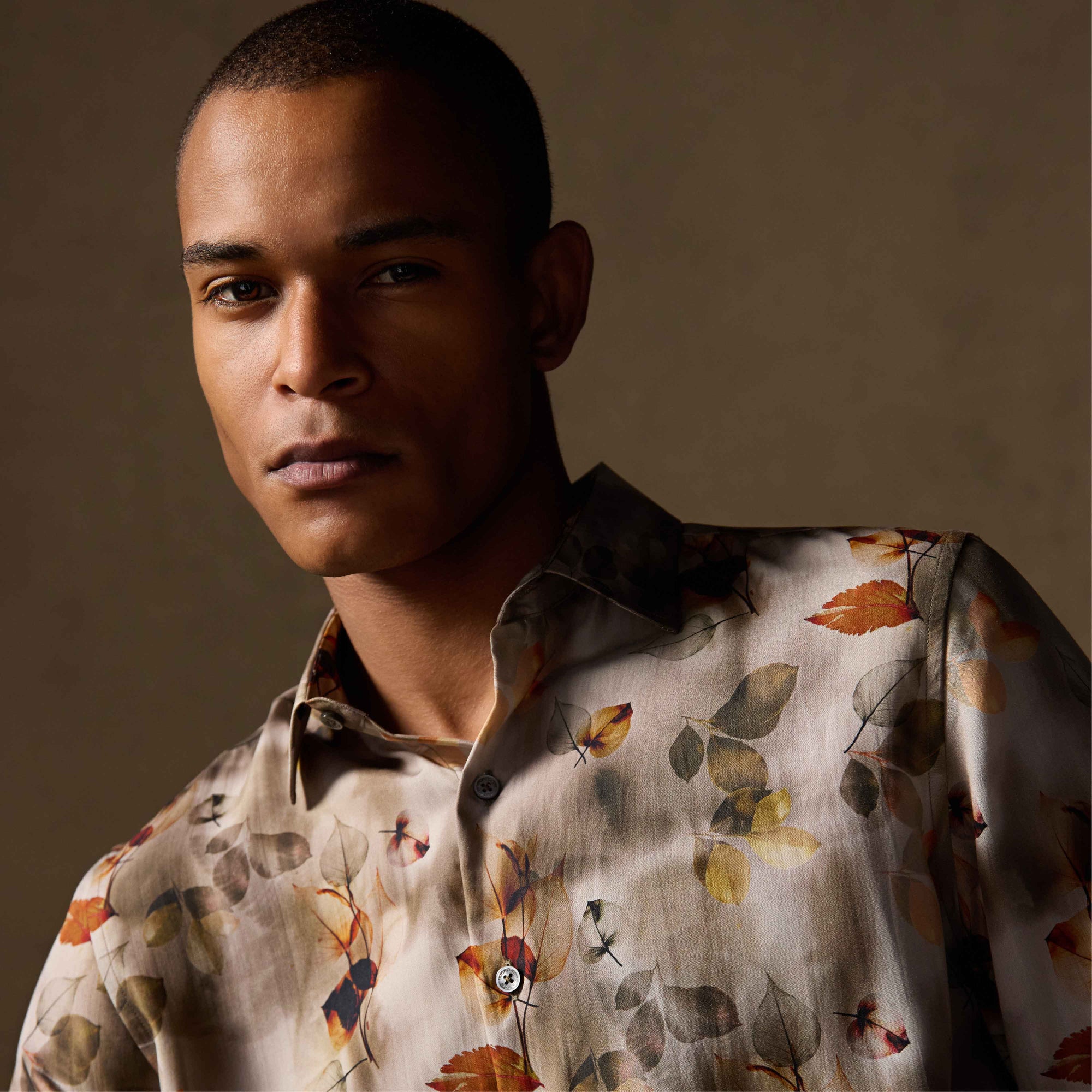 Julian Leaf Print Shirt