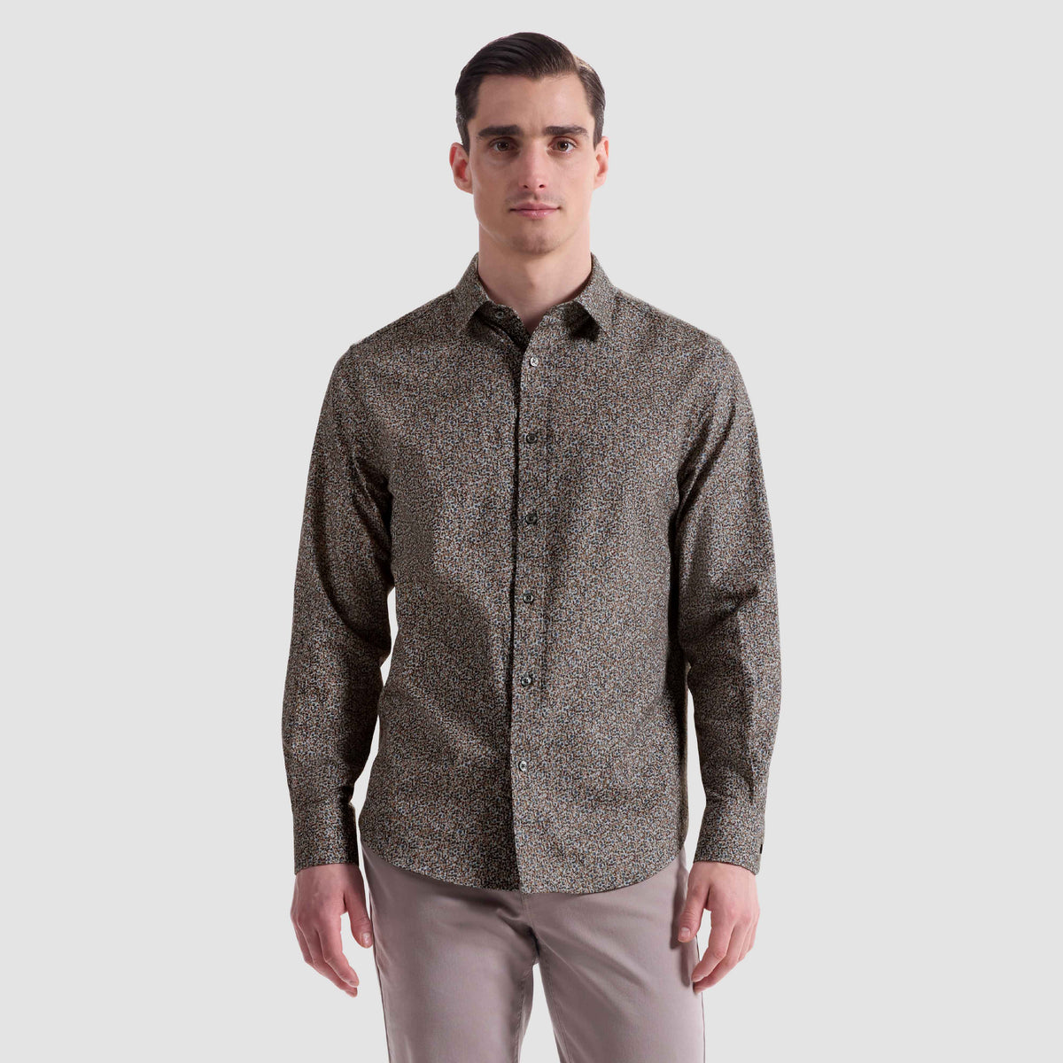 Julian Leaf Print Shirt