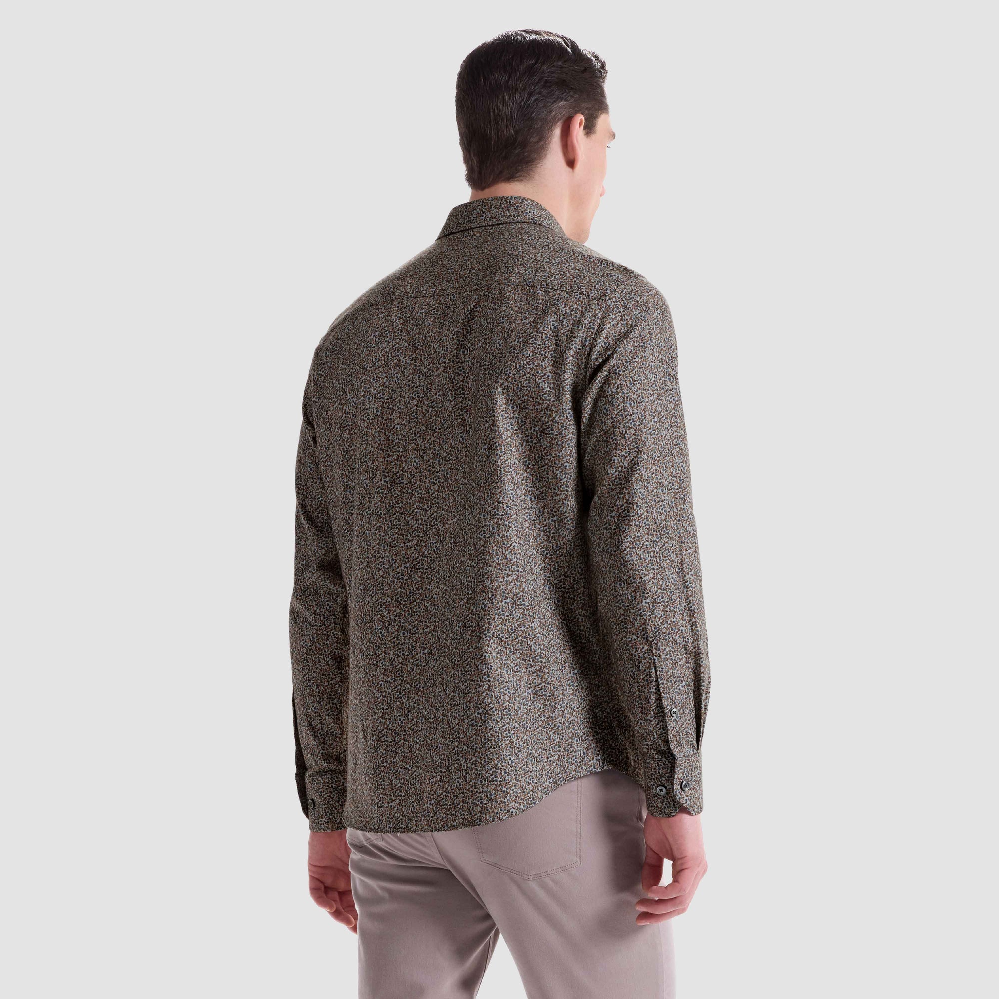 Julian Leaf Print Shirt